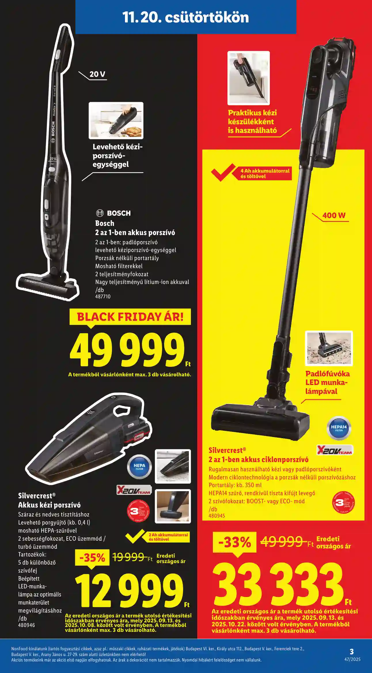 Lidl akciós újság 47. hét (Érvényes 11.20-tól) (13 oldal)