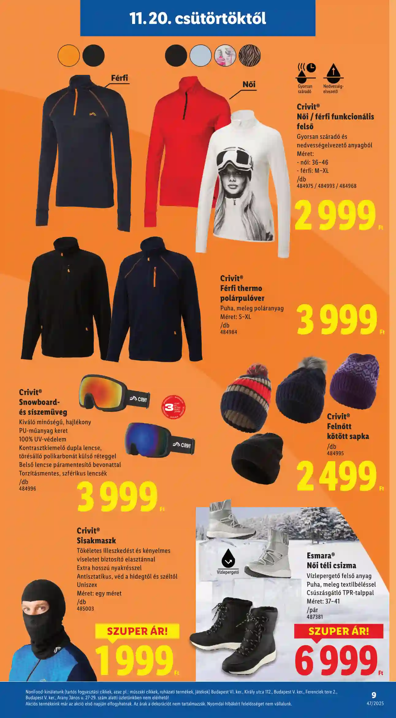 Lidl akciós újság 47. hét (Érvényes 11.20-tól) (21 oldal)