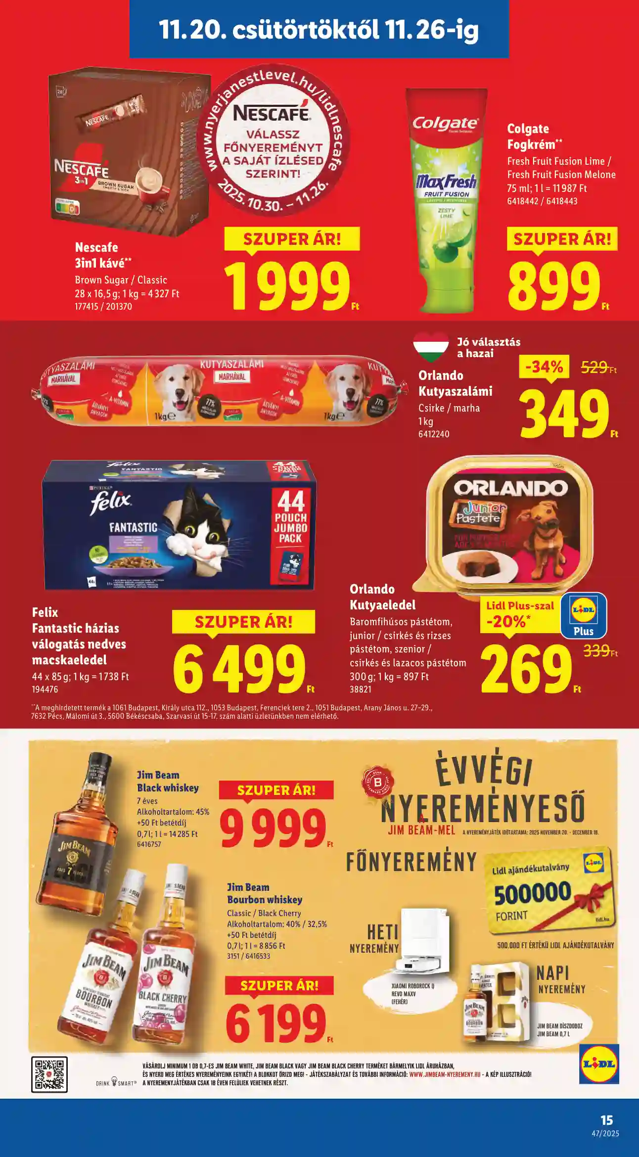 Lidl akciós újság 47. hét (Érvényes 11.20-tól) (7 oldal)