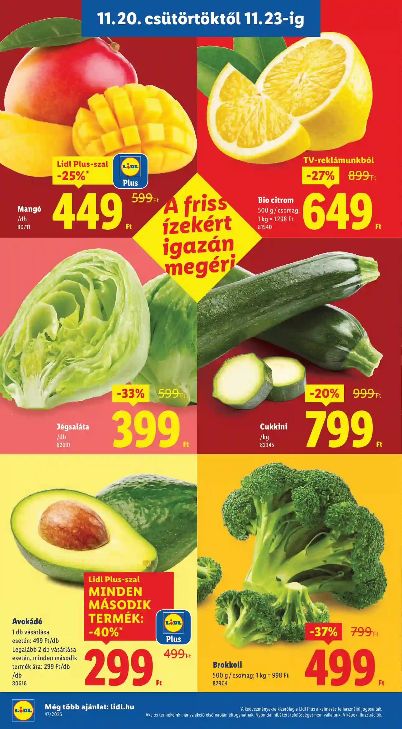 Lidl akciós újság 47. hét (Érvényes 11.20-tól) (24 oldal)