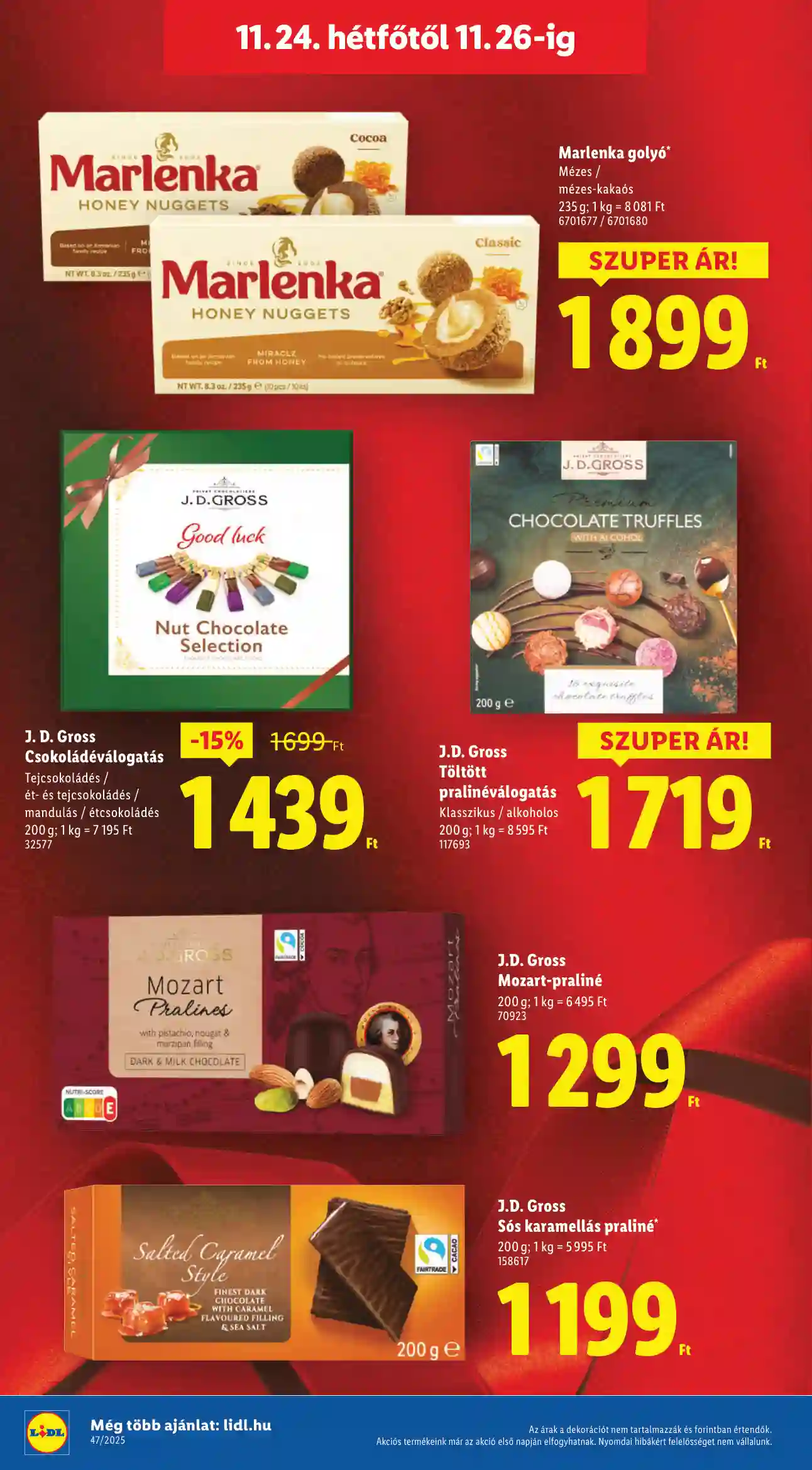 Lidl akciós újság 47. hét (Érvényes 11.20-tól) (54 oldal)