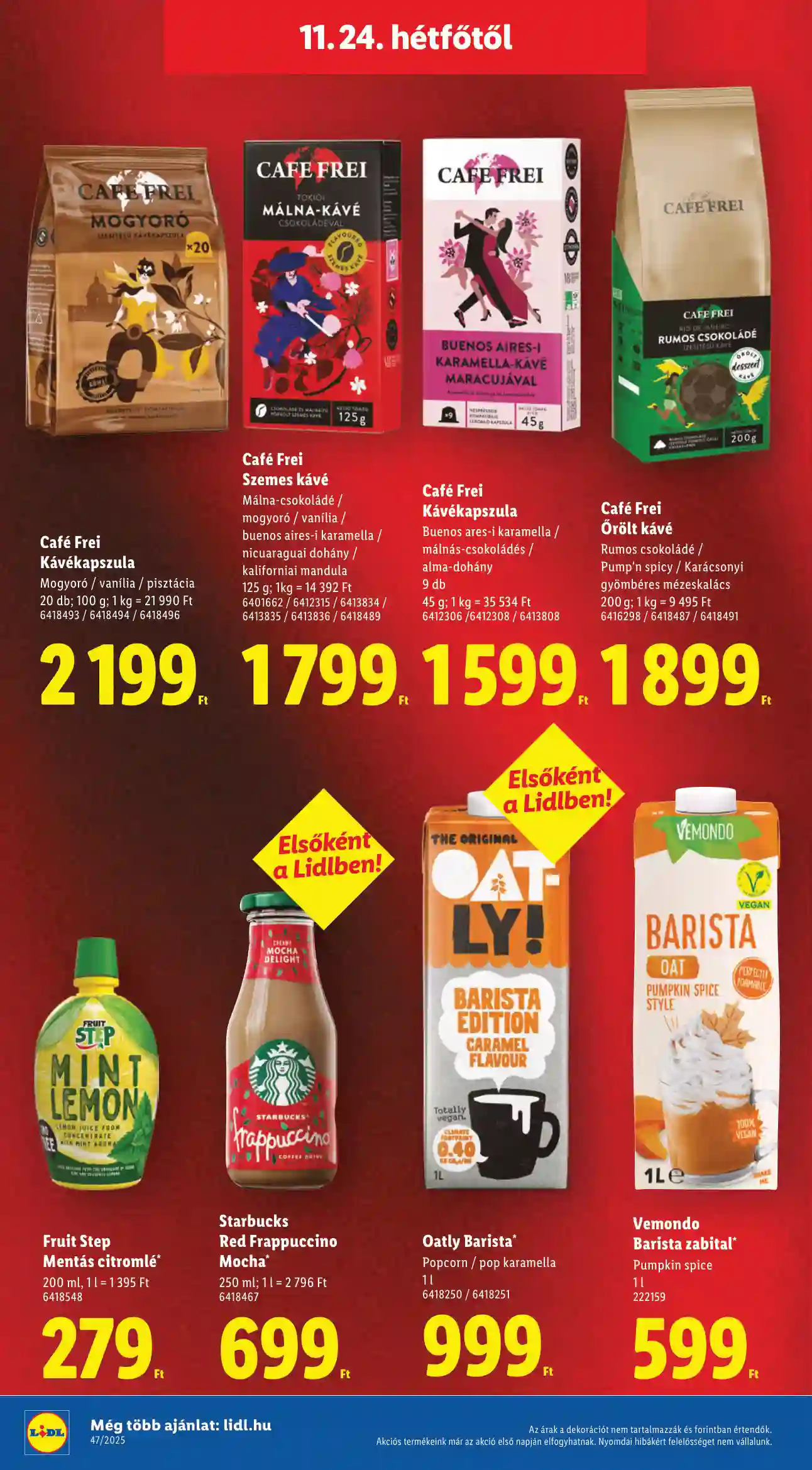 Lidl akciós újság 47. hét (Érvényes 11.20-tól) (59 oldal)