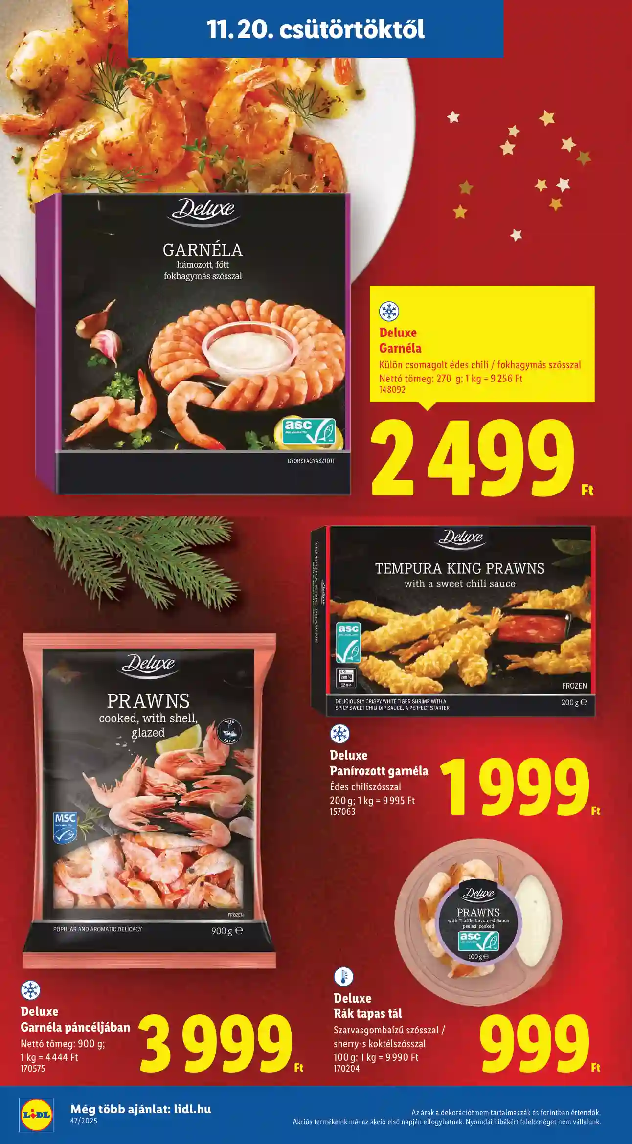 Lidl akciós újság 47. hét (Érvényes 11.20-tól) (12 oldal)
