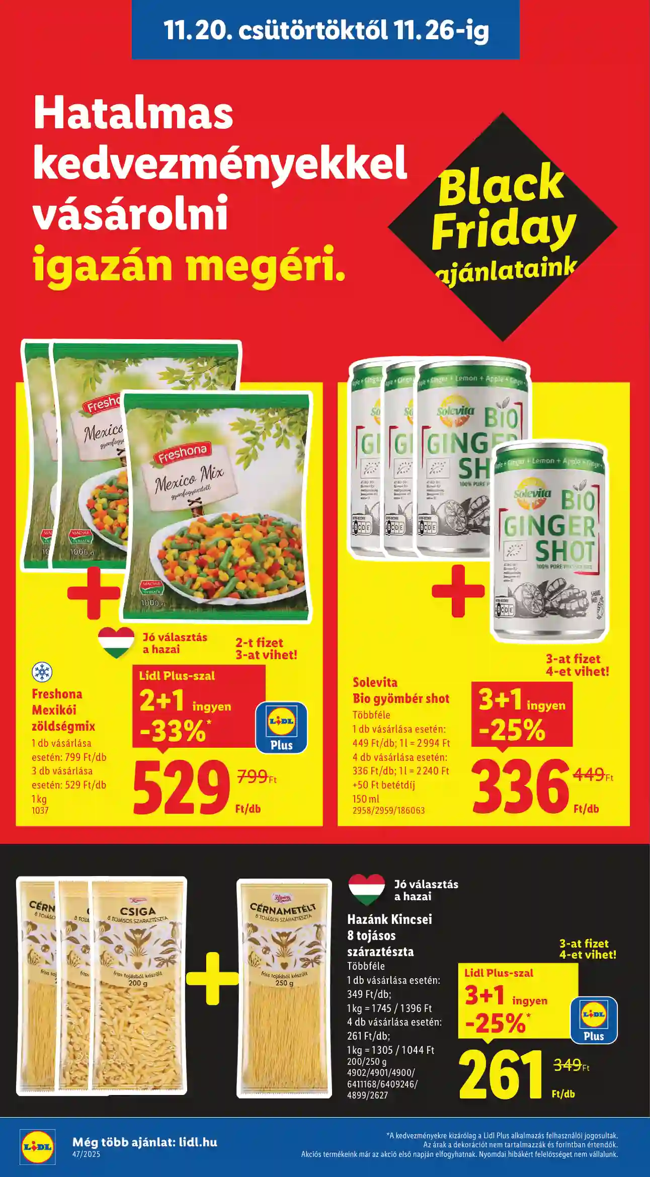 Lidl akciós újság 47. hét (Érvényes 11.20-tól) (15 oldal)