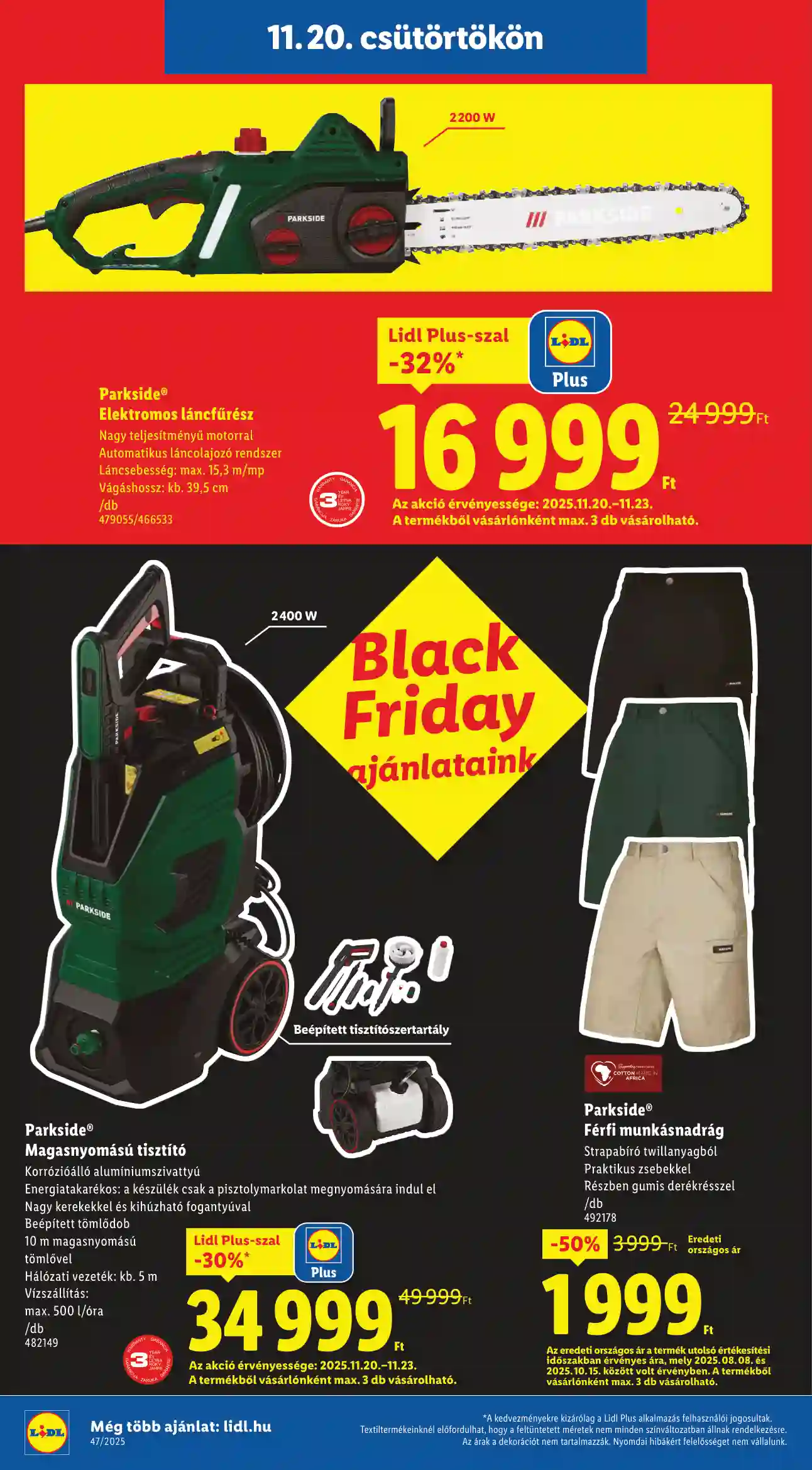 Lidl akciós újság 47. hét (Érvényes 11.20-tól) (23 oldal)