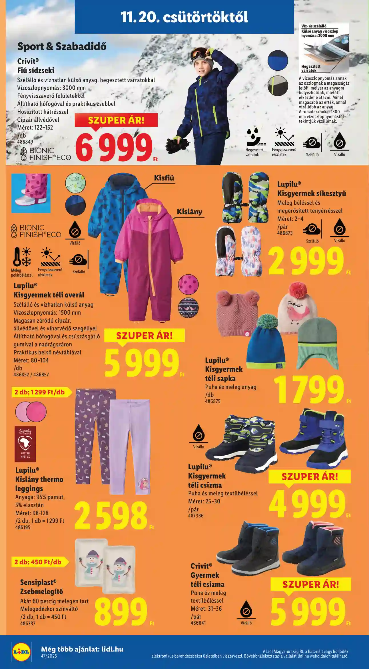 Lidl akciós újság 47. hét (Érvényes 11.20-tól) (28 oldal)