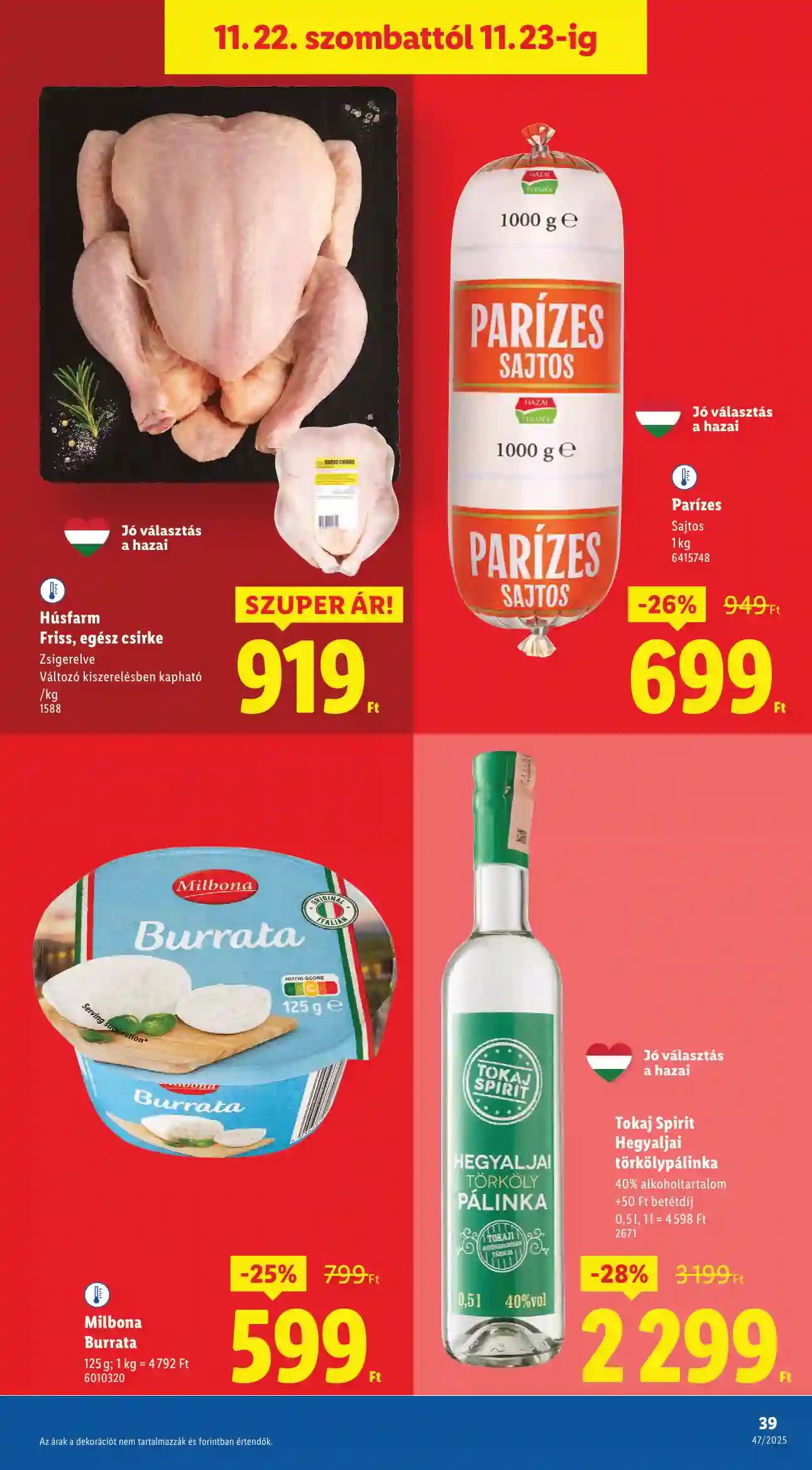 Lidl akciós újság 47. hét (Érvényes 11.20-tól) (33 oldal)