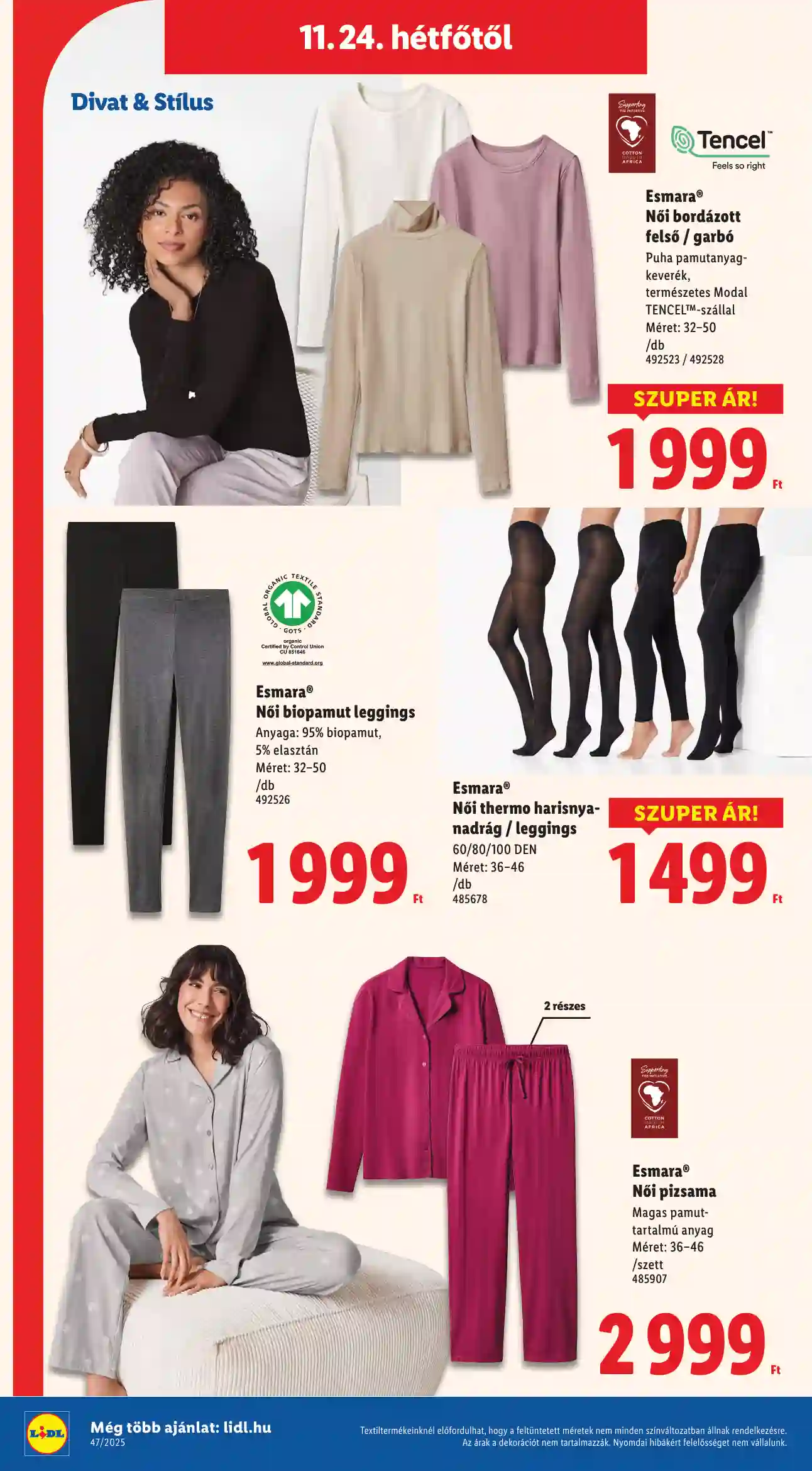 Lidl akciós újság 47. hét (Érvényes 11.20-tól) (43 oldal)