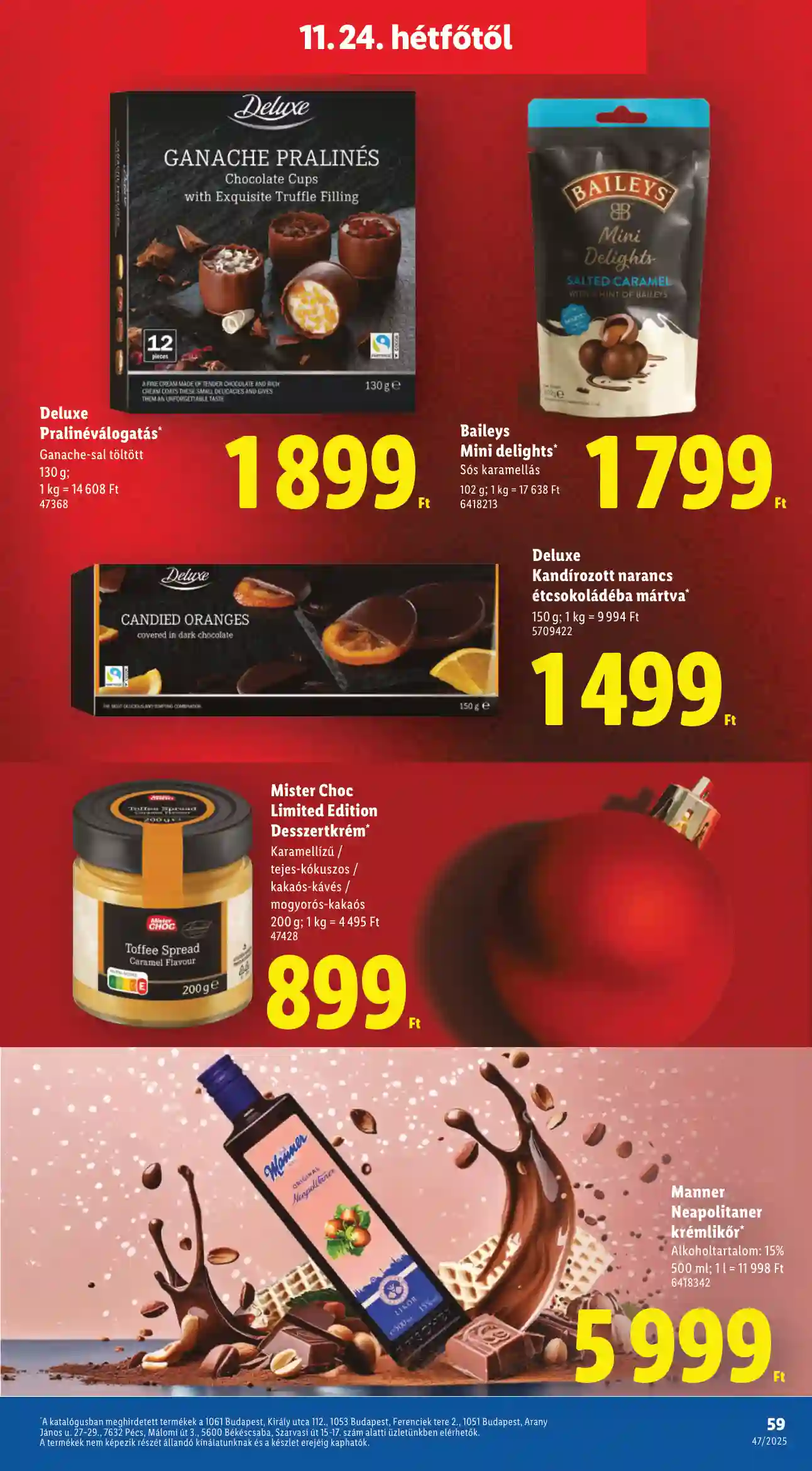 Lidl akciós újság 47. hét (Érvényes 11.20-tól) (55 oldal)