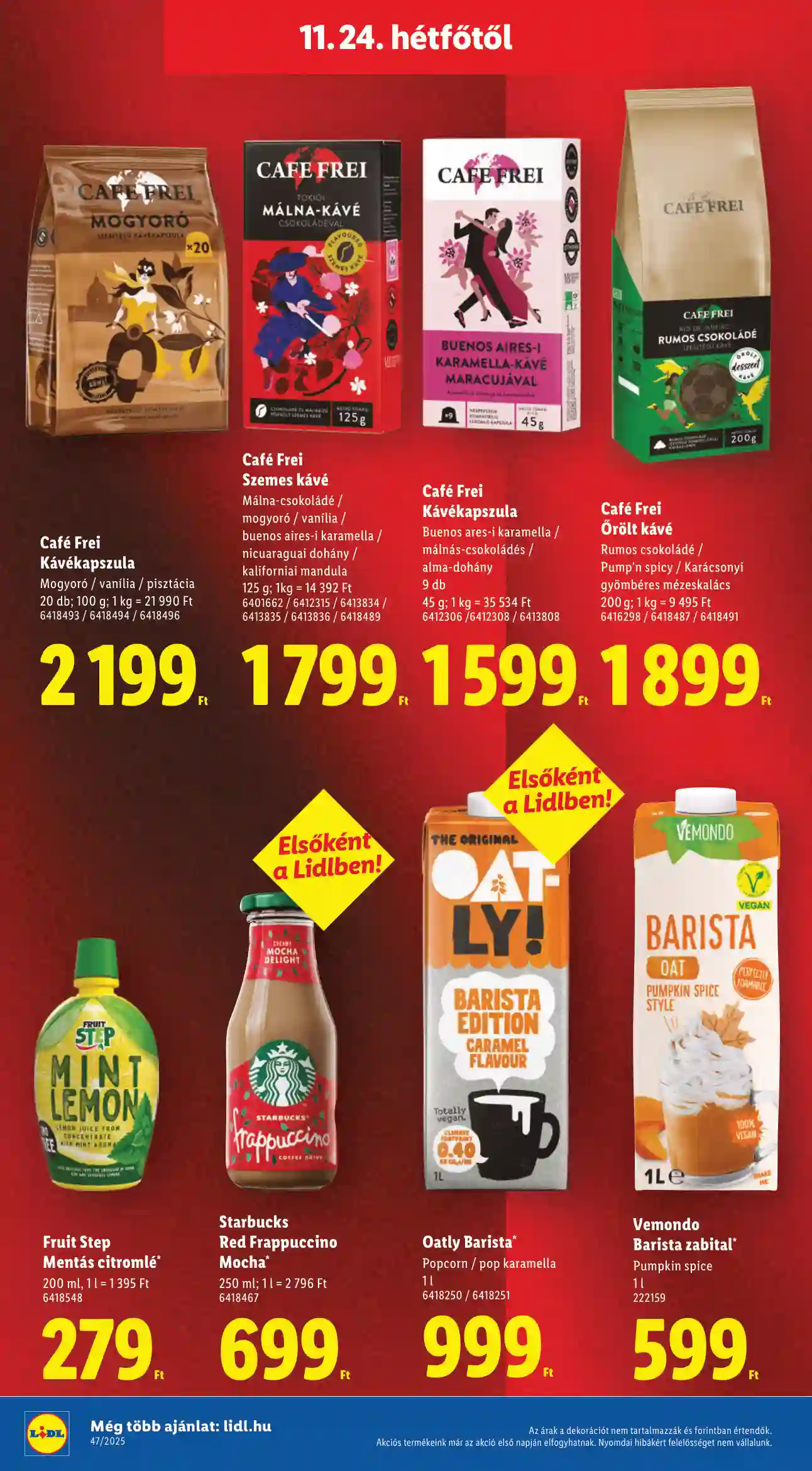Lidl akciós újság 47. hét (Érvényes 11.20-tól) (59 oldal)