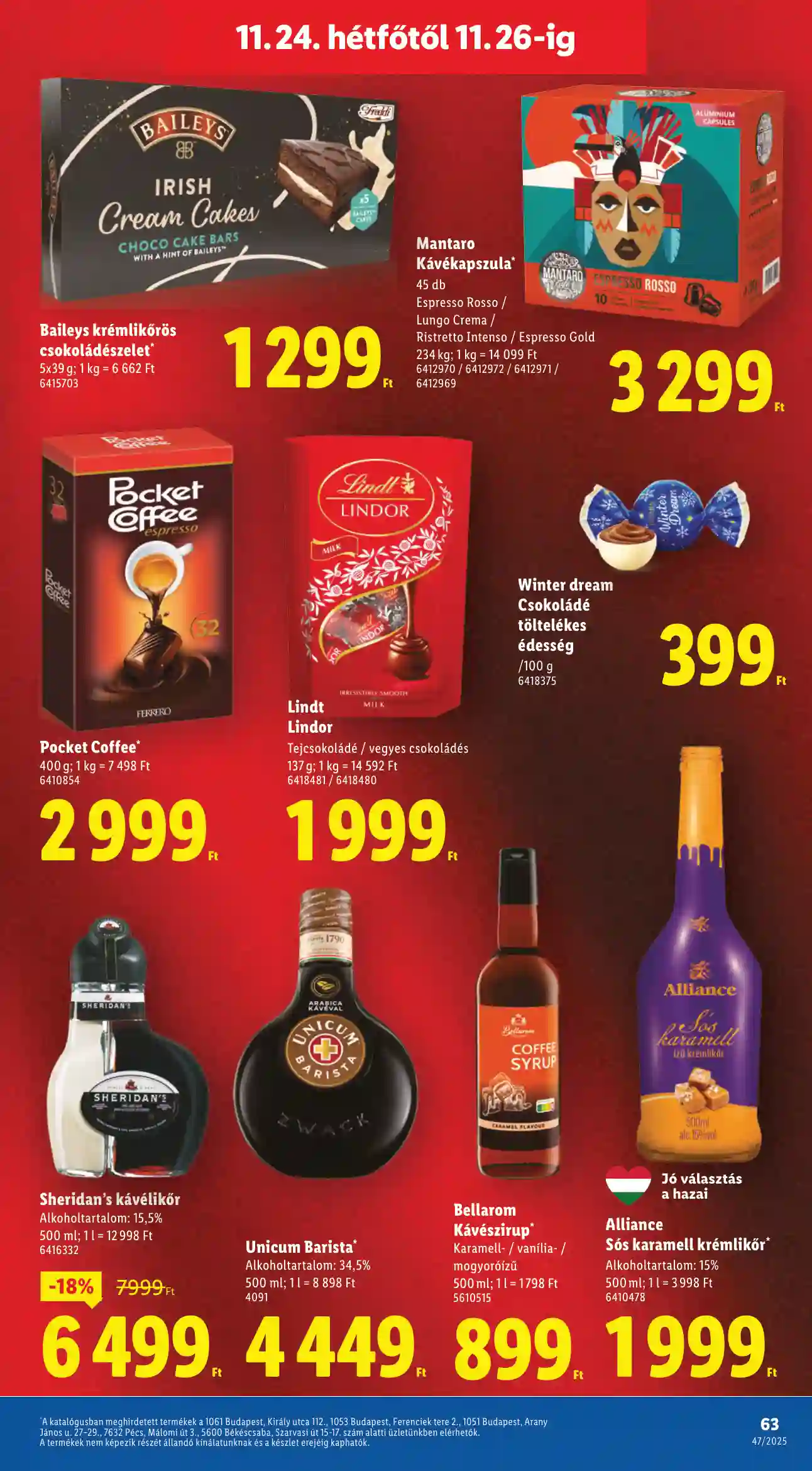 Lidl akciós újság 47. hét (Érvényes 11.20-tól) (60 oldal)