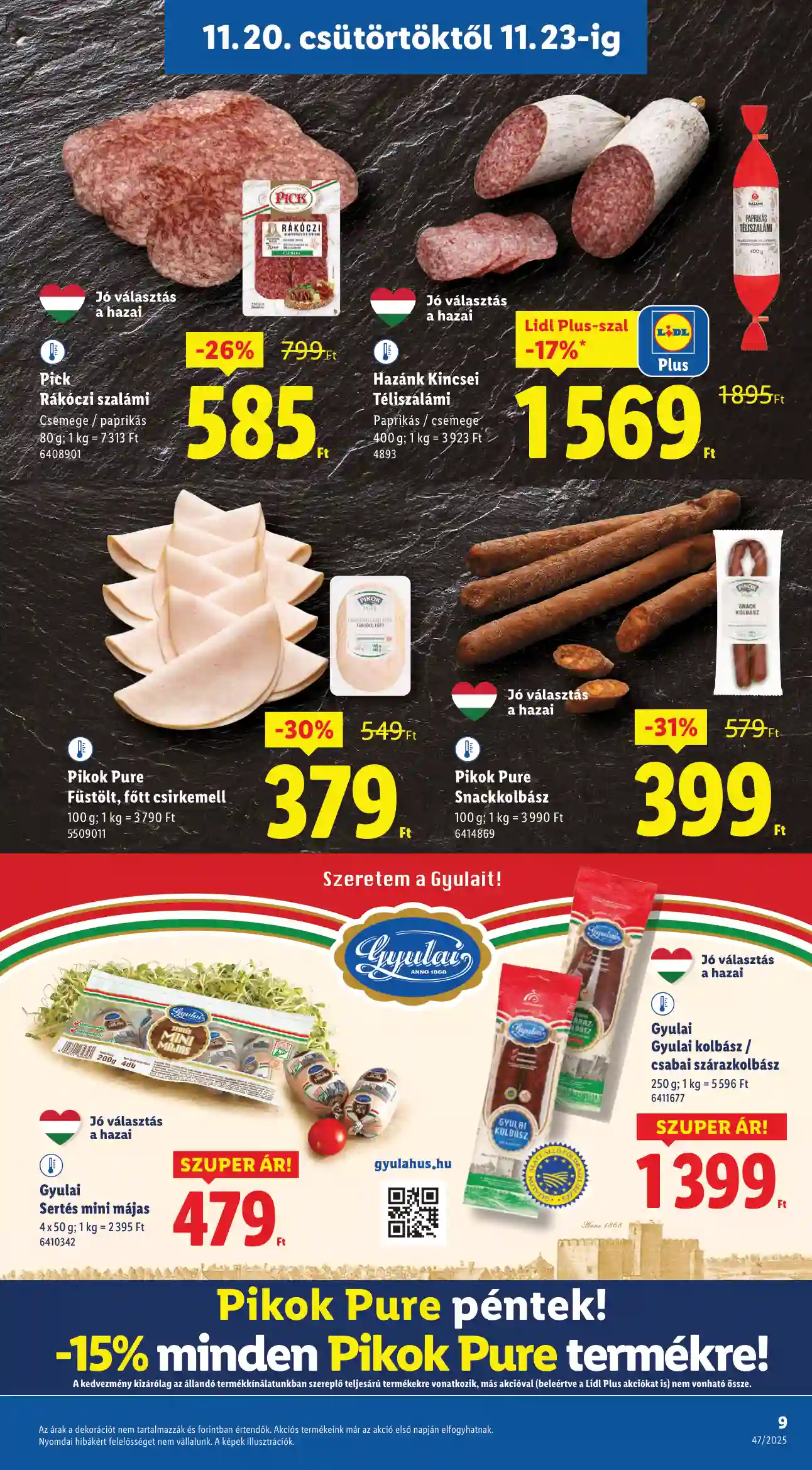 Lidl akciós újság 47. hét (Érvényes 11.20-tól) (65 oldal)