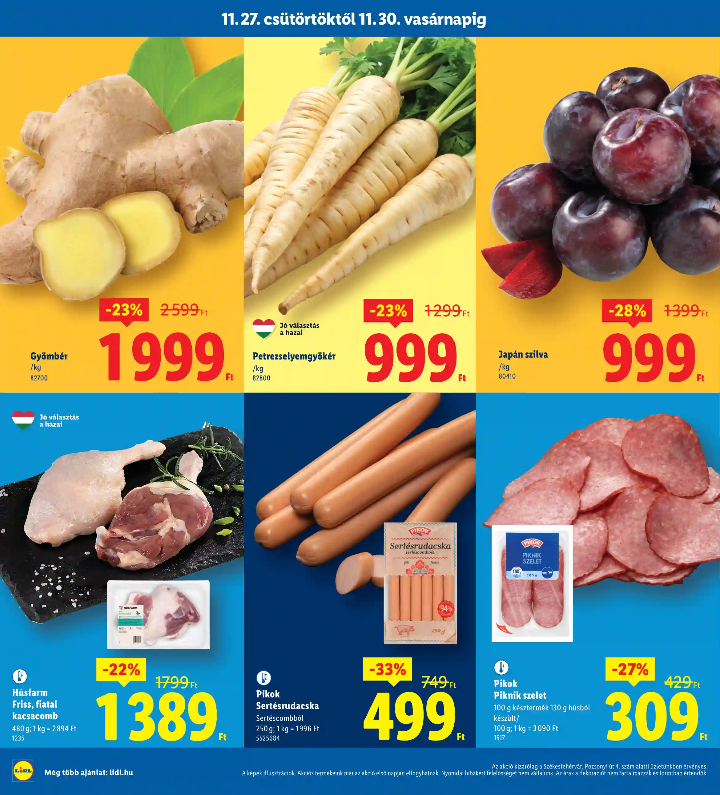 Lidl akciós újság 48. hét (Regionális akciók – Székesfehérvár) (2 oldal)