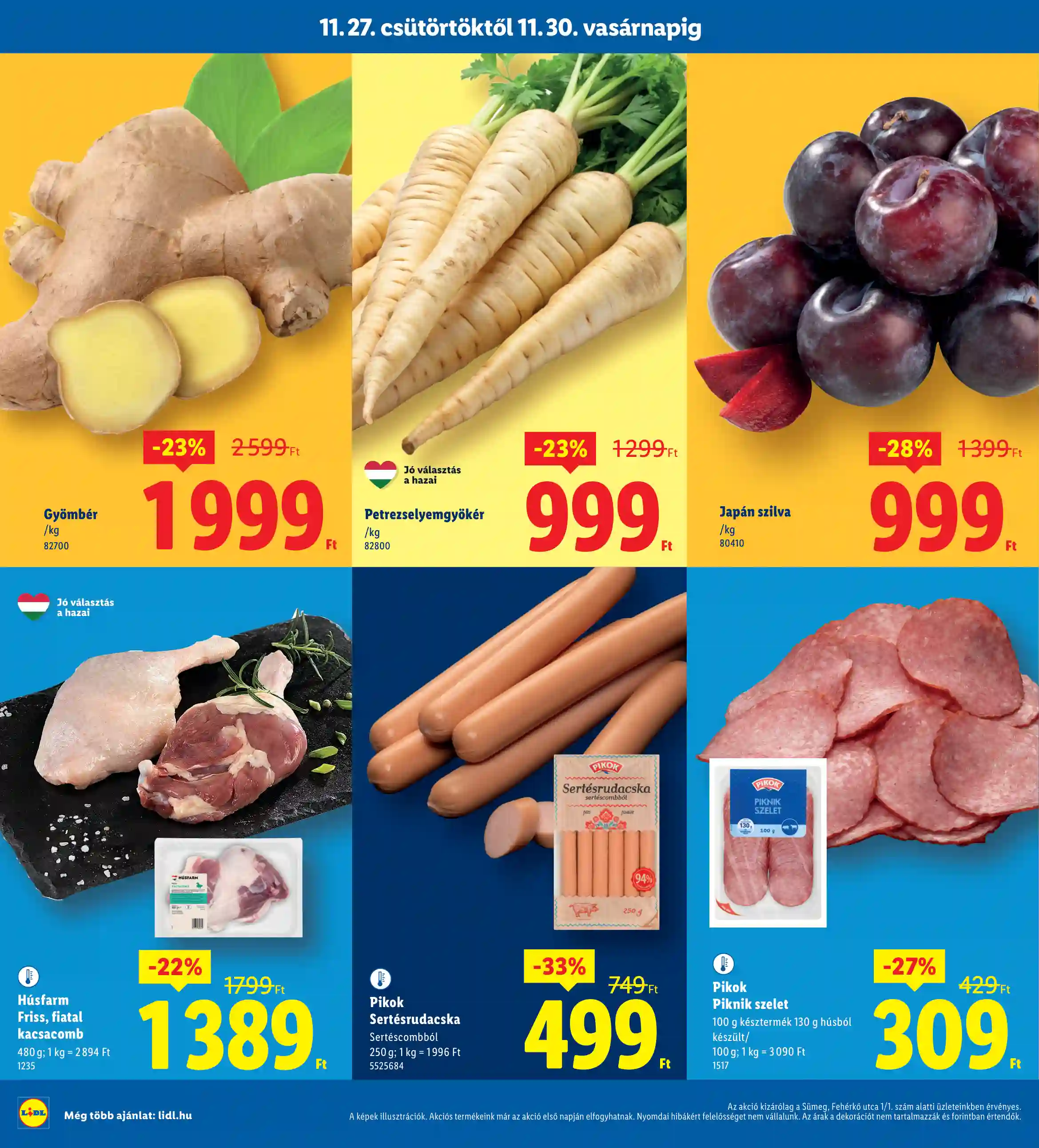 Lidl akciós újság 48. hét (Regionális akciók – Sümeg) (2 oldal)