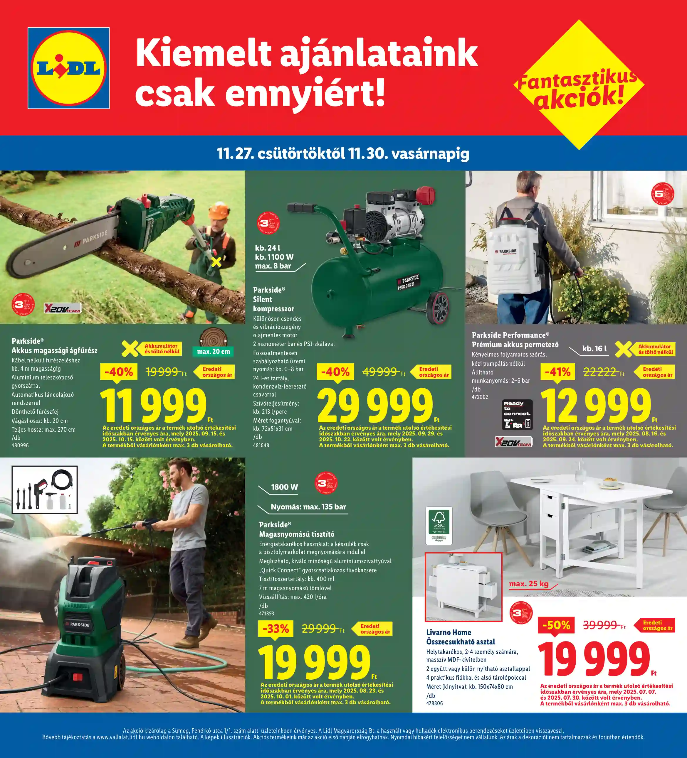 Lidl akciós újság 48. hét (Regionális akciók – Sümeg) (4 oldal)