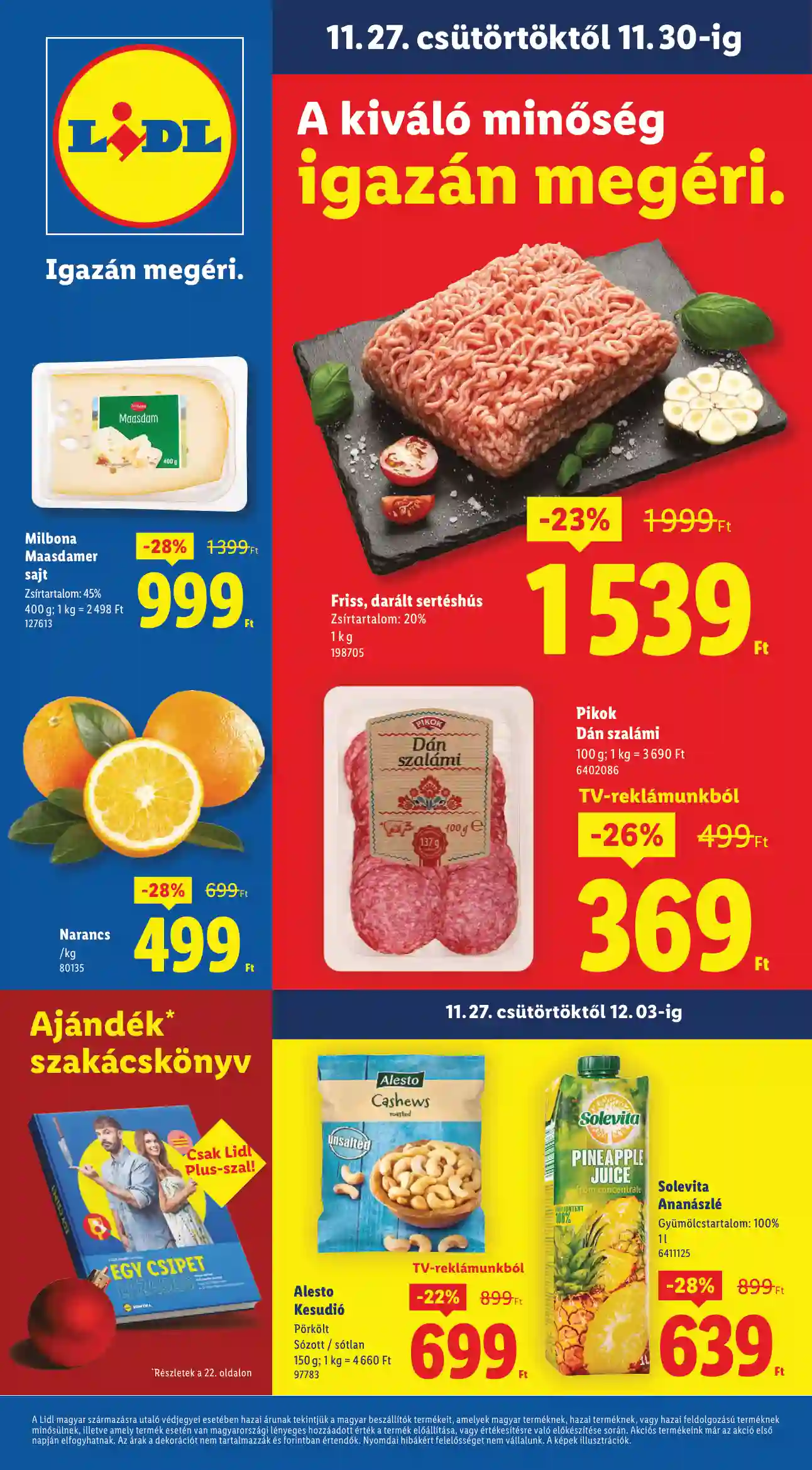 LIDL Érvényes 11.27-től 48.hét