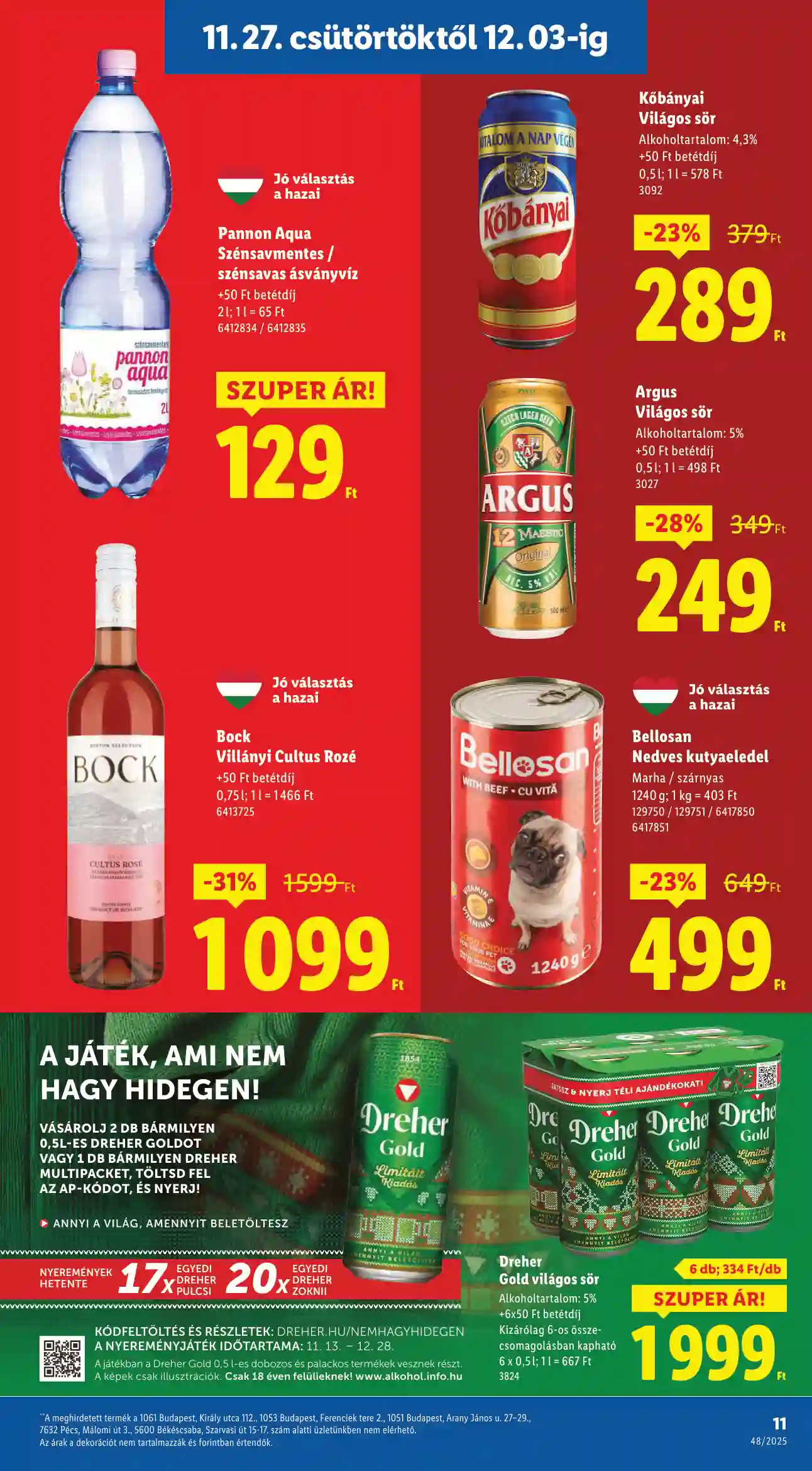 Lidl akciós újság 48. hét (Érvényes 11.27-től) (3 oldal)