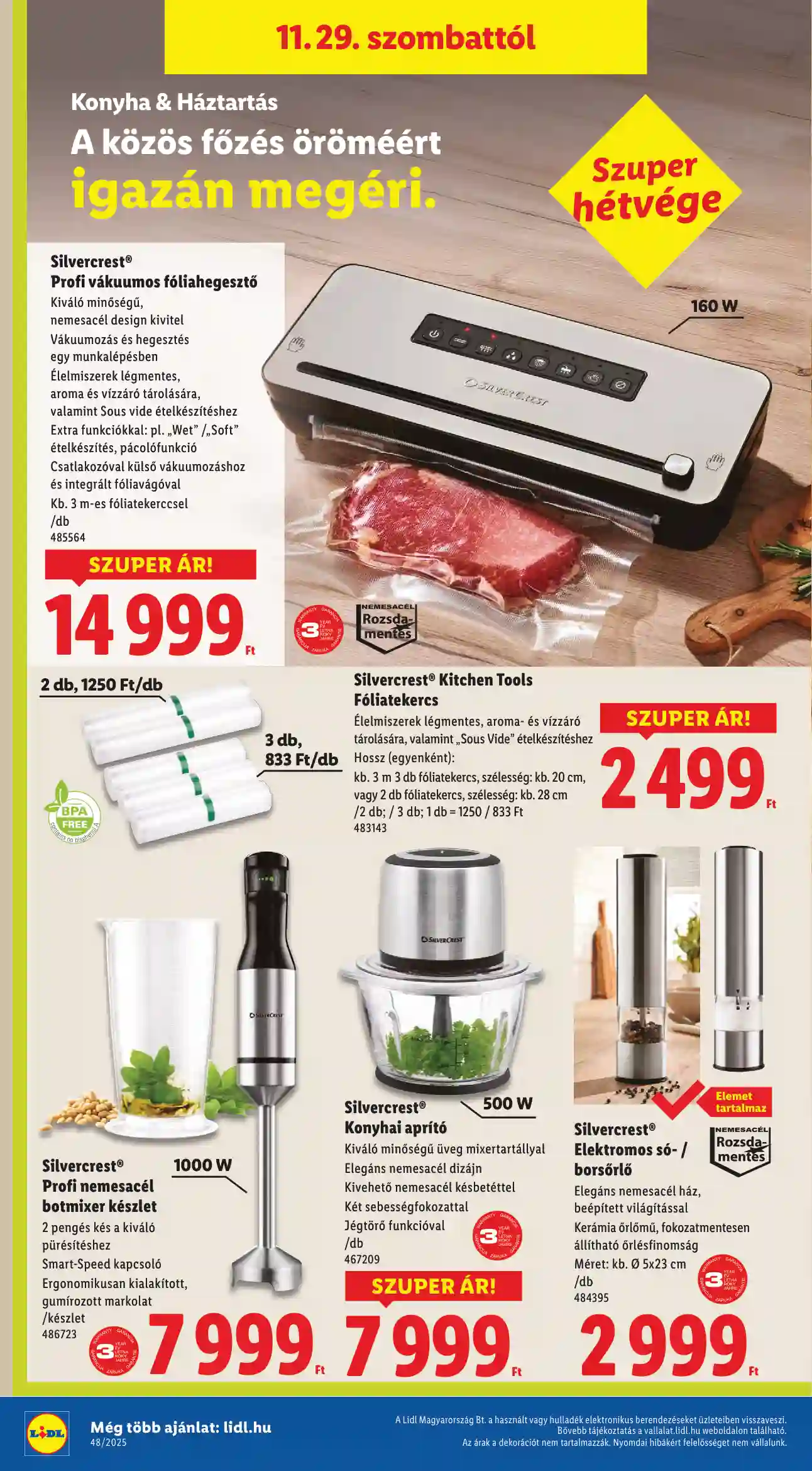 Lidl akciós újság 48. hét (Érvényes 11.27-től) (39 oldal)