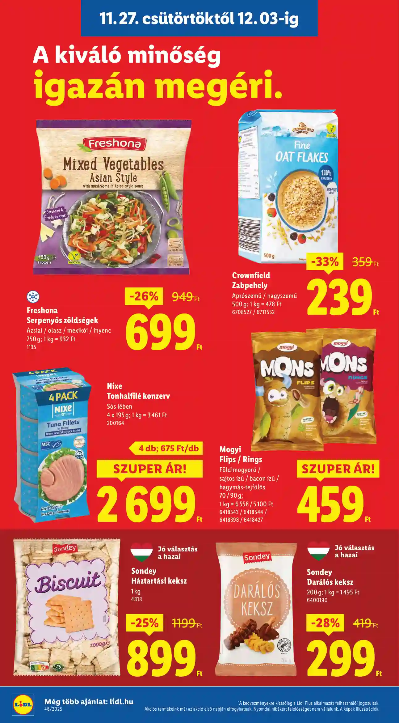 Lidl akciós újság 48. hét (Érvényes 11.27-től) (66 oldal)
