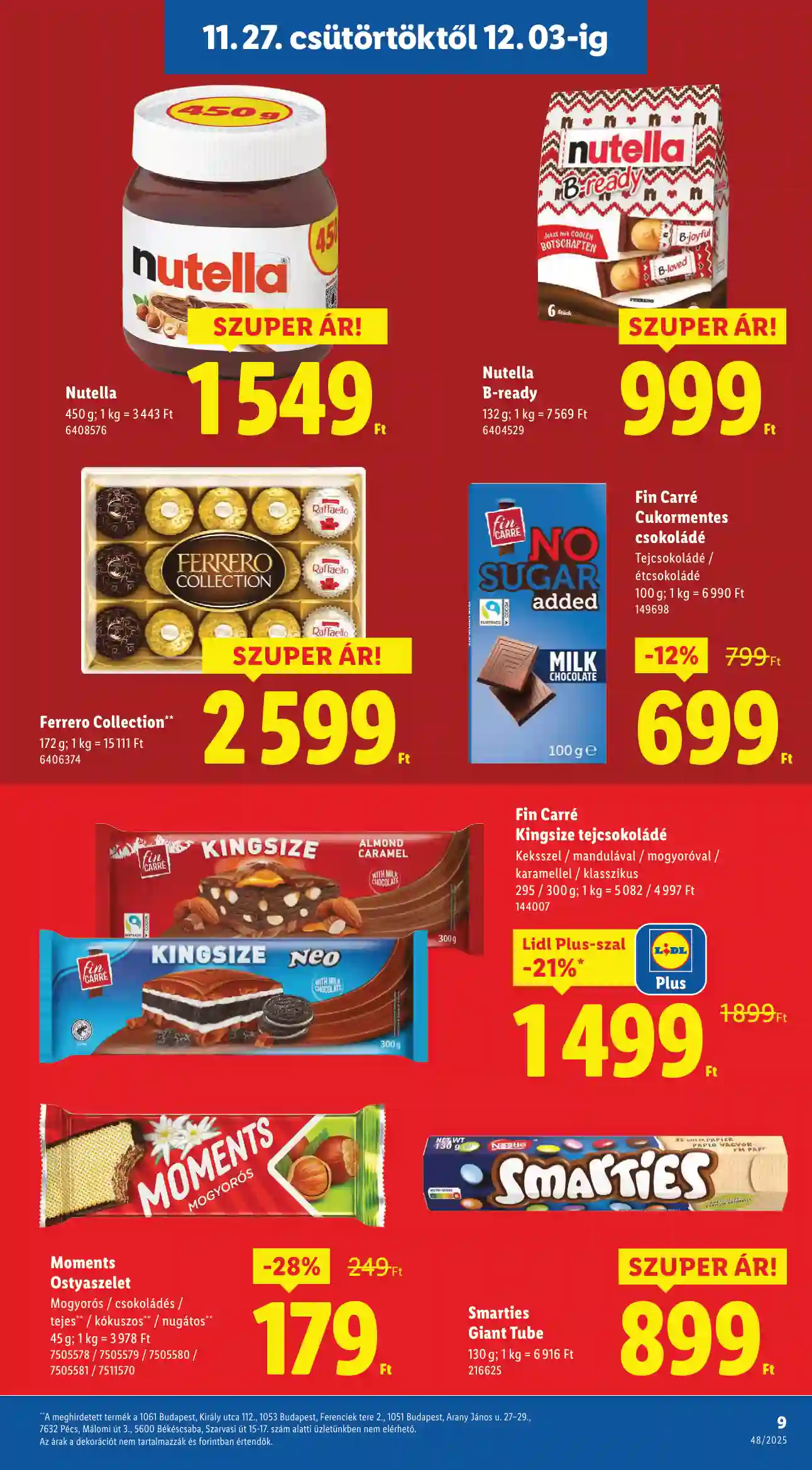 Lidl akciós újság 48. hét (Érvényes 11.27-től) (67 oldal)