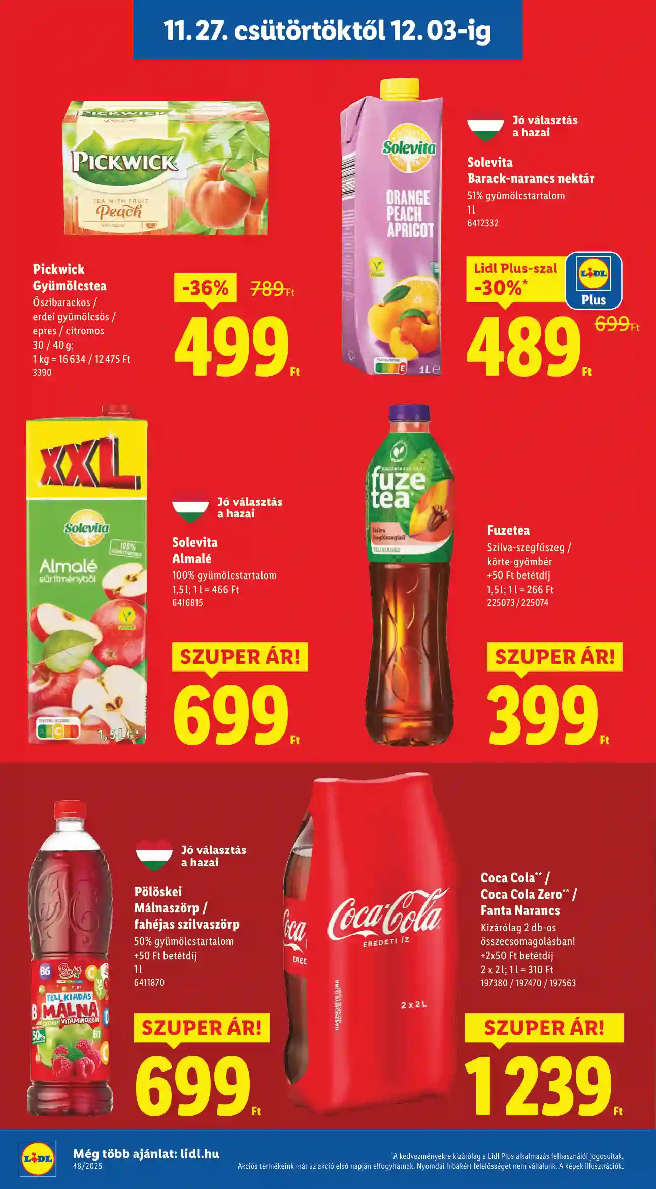 Lidl akciós újság 48. hét (Érvényes 11.27-től) (68 oldal)