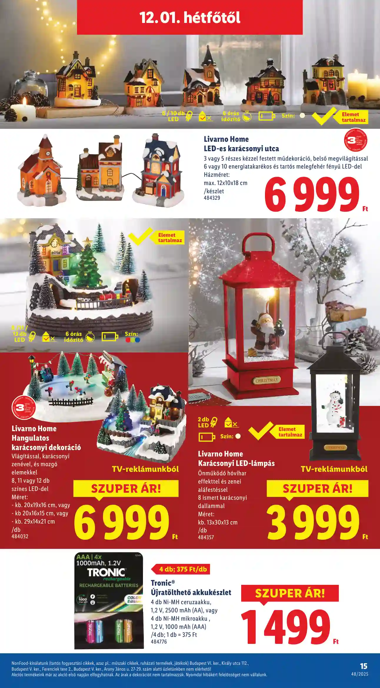 Lidl akciós újság 48. hét (Érvényes 11.27-től) (7 oldal)