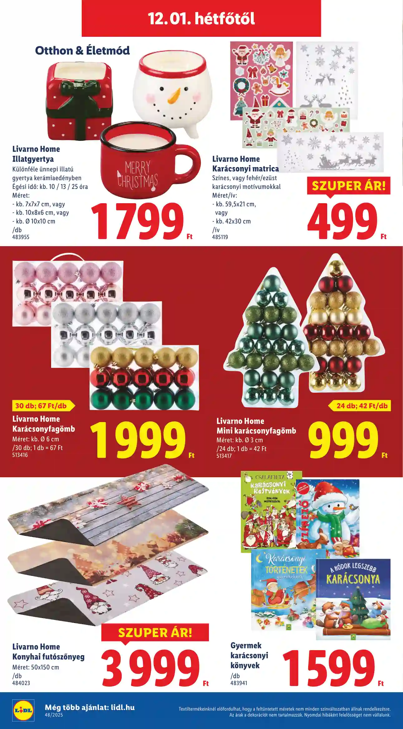 Lidl akciós újság 48. hét (Érvényes 11.27-től) (8 oldal)