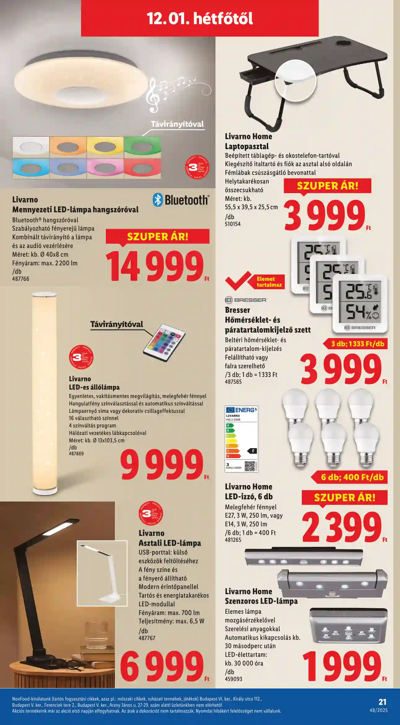 Lidl akciós újság 48. hét (Érvényes 11.27-től) (14 oldal)