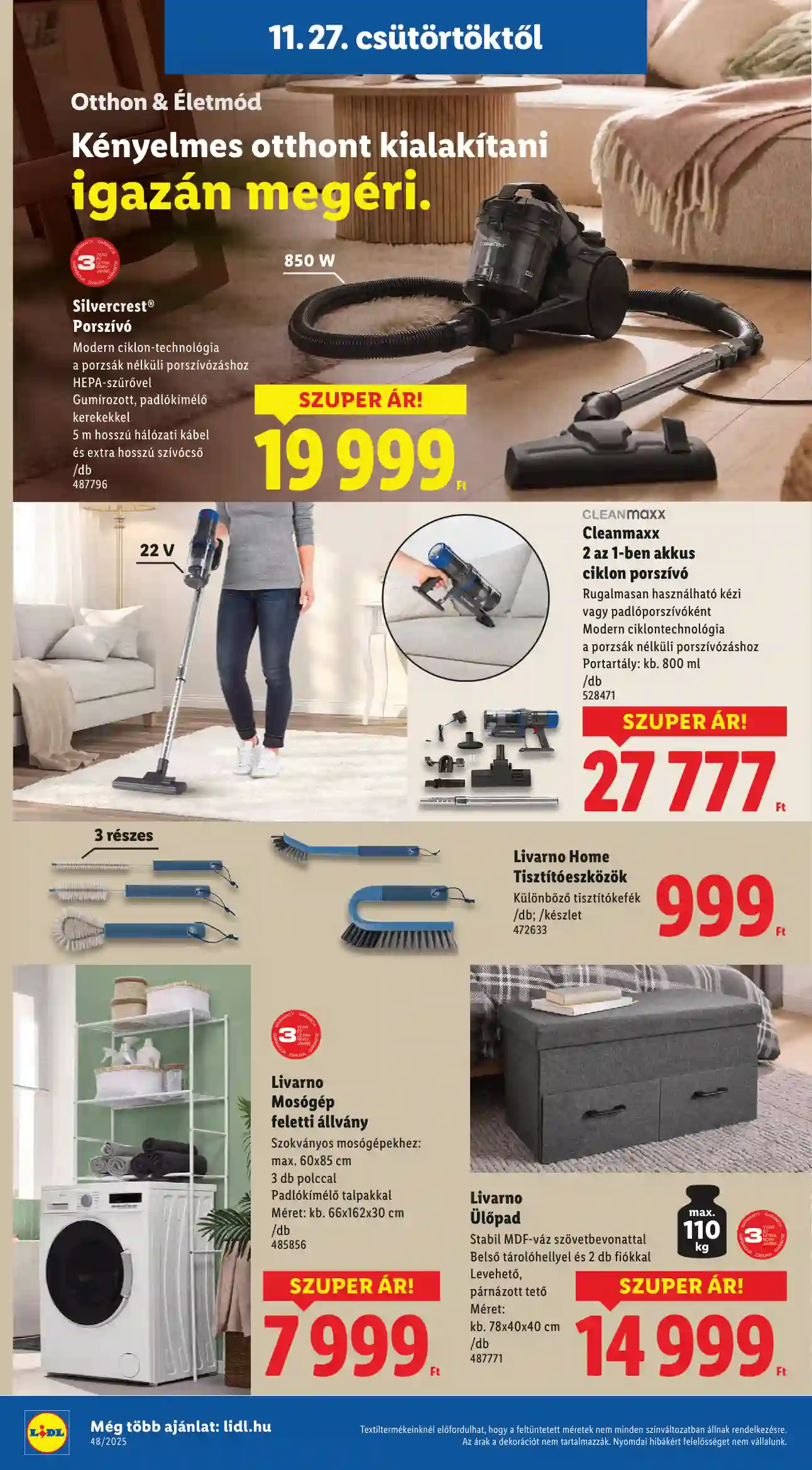 Lidl akciós újság 48. hét (Érvényes 11.27-től) (18 oldal)