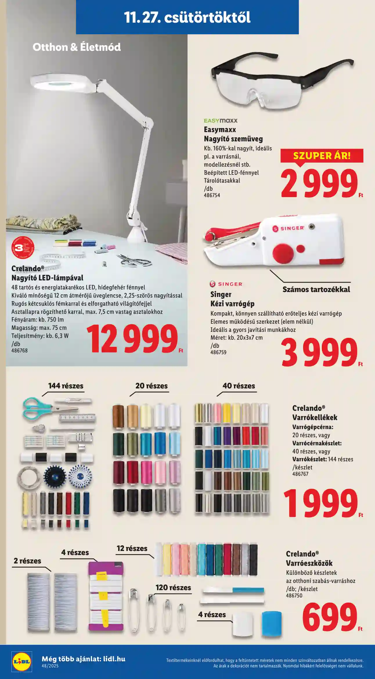 Lidl akciós újság 48. hét (Érvényes 11.27-től) (20 oldal)