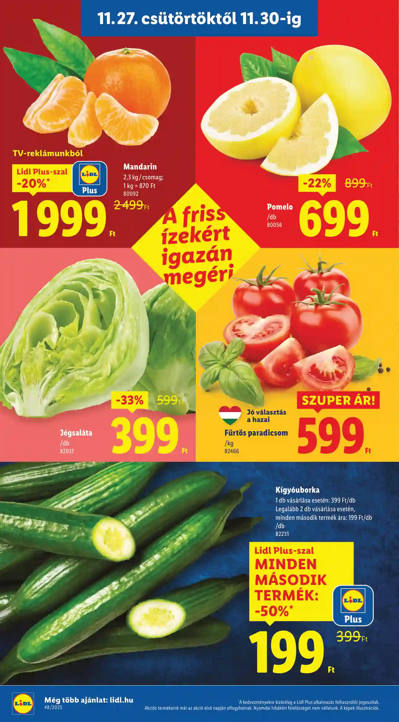 Lidl akciós újság 48. hét (Érvényes 11.27-től) (2 oldal)