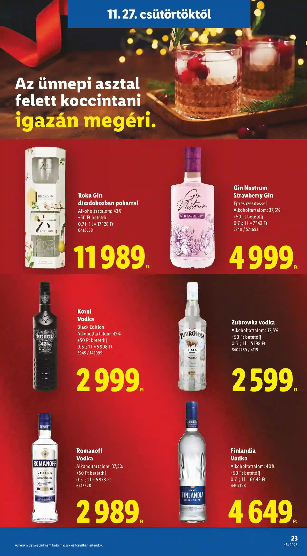 Lidl akciós újság 48. hét (Érvényes 11.27-től) (16 oldal)
