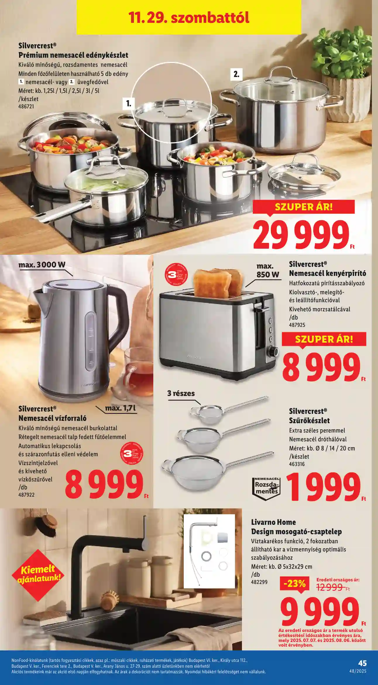 Lidl akciós újság 48. hét (Érvényes 11.27-től) (40 oldal)