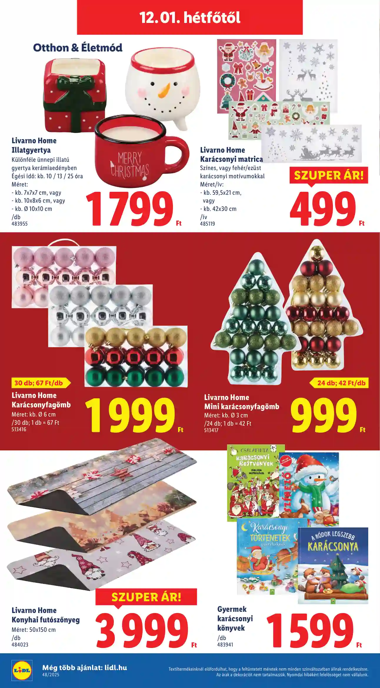 Lidl akciós újság 48. hét (Érvényes 11.27-től) (45 oldal)