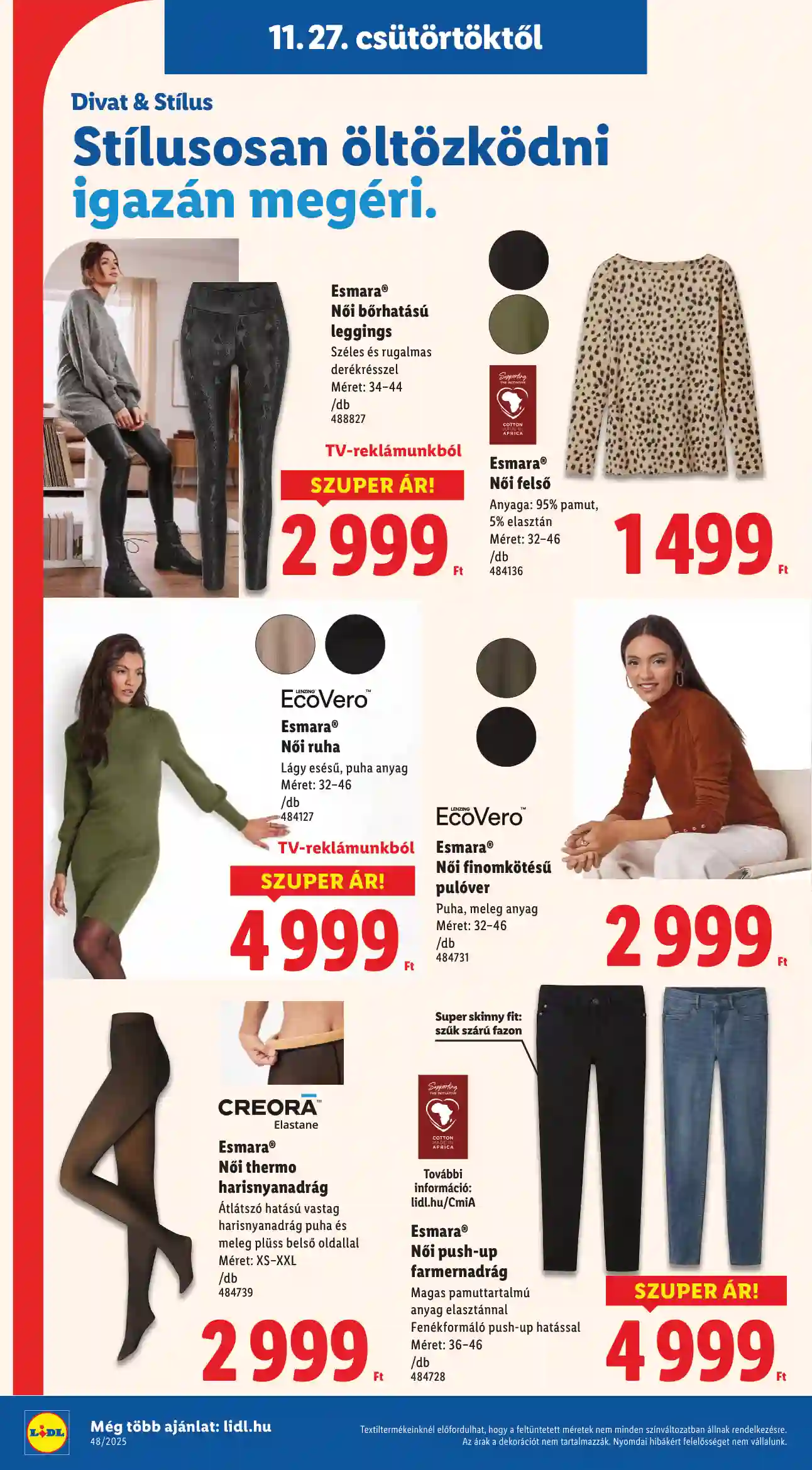 Lidl akciós újság 48. hét (Érvényes 11.27-től) (2 oldal)