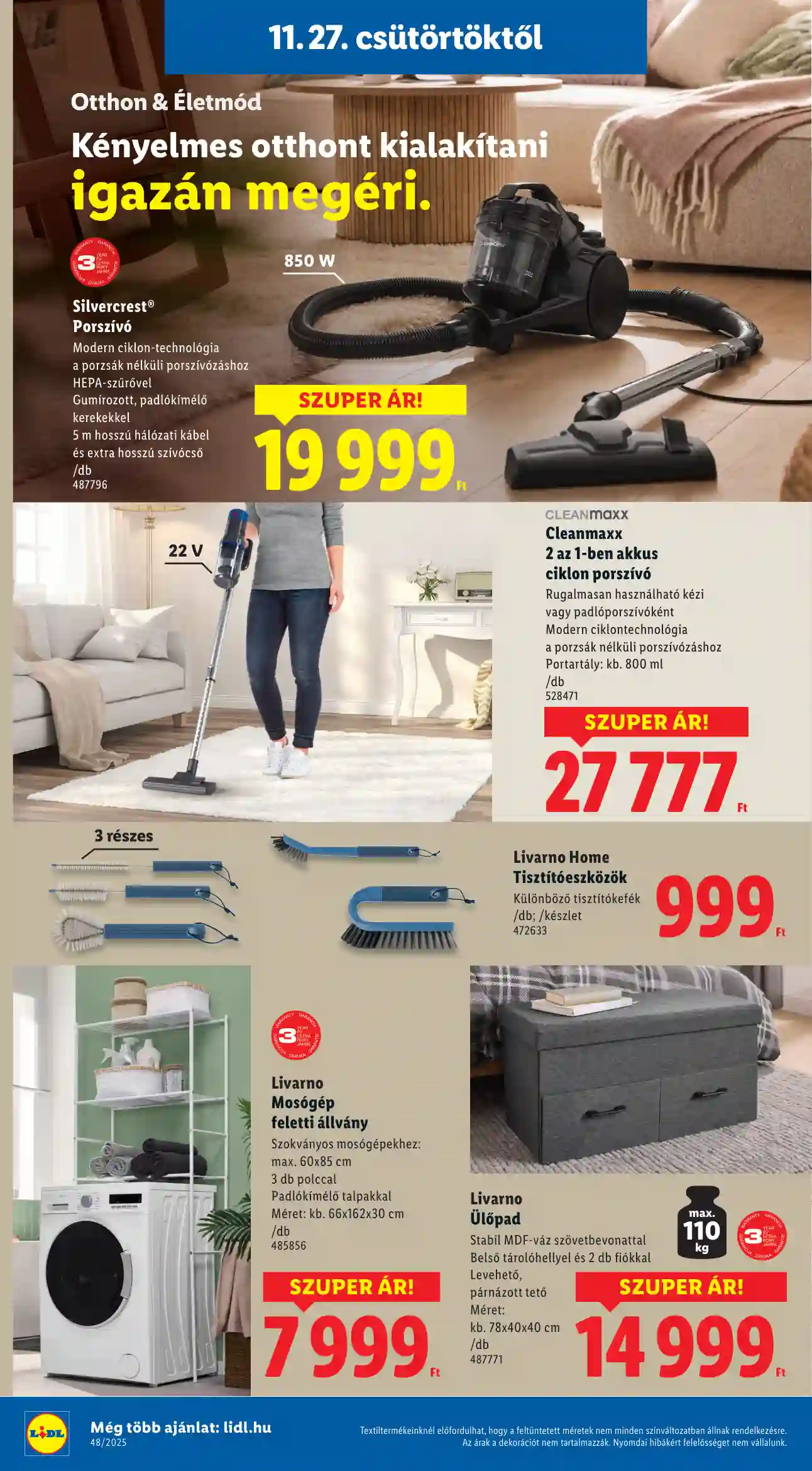 Lidl akciós újság 48. hét (Érvényes 11.27-től) (18 oldal)