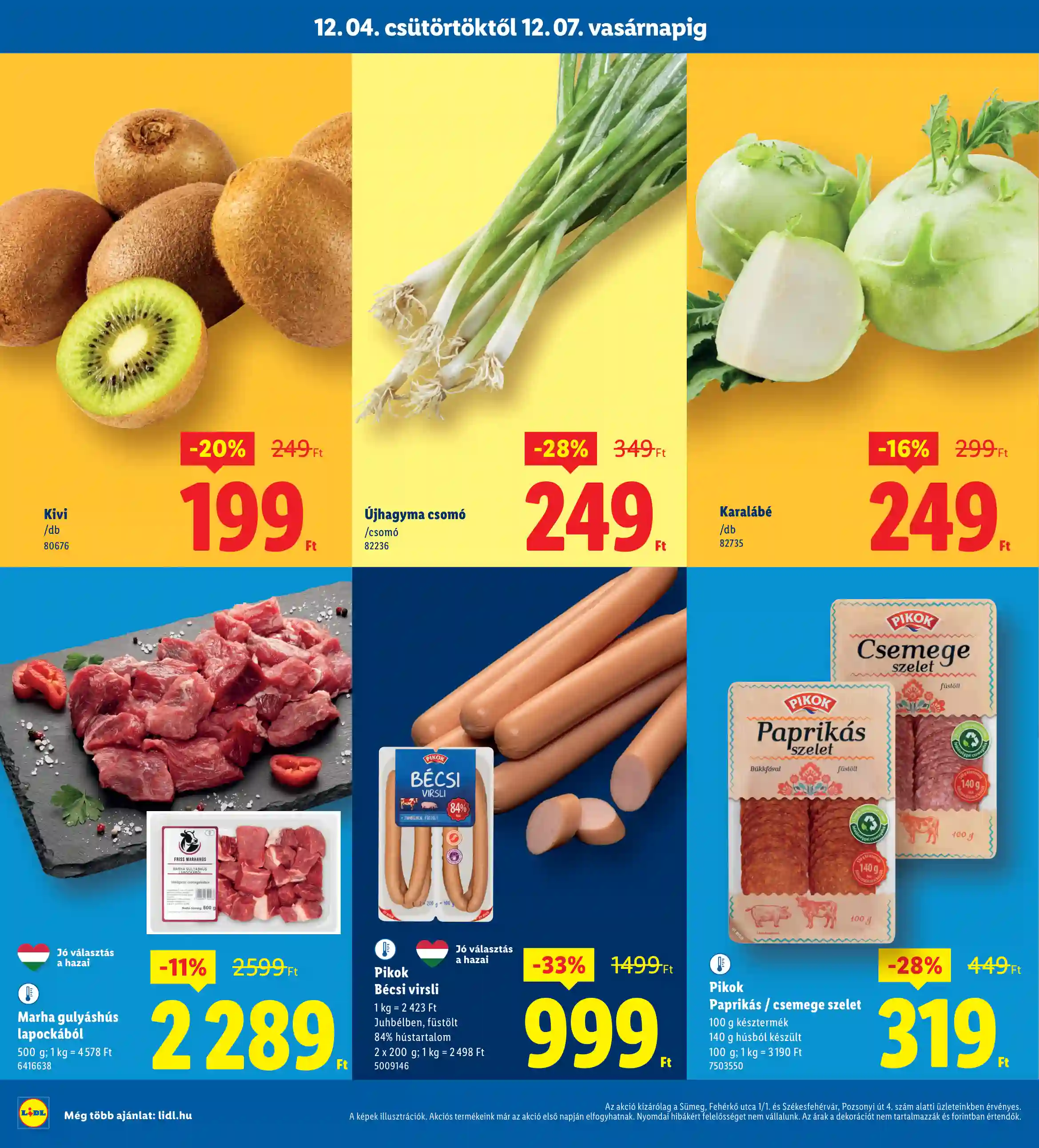 Lidl akciós újság 49. hét (Regionális akciók) (2 oldal)