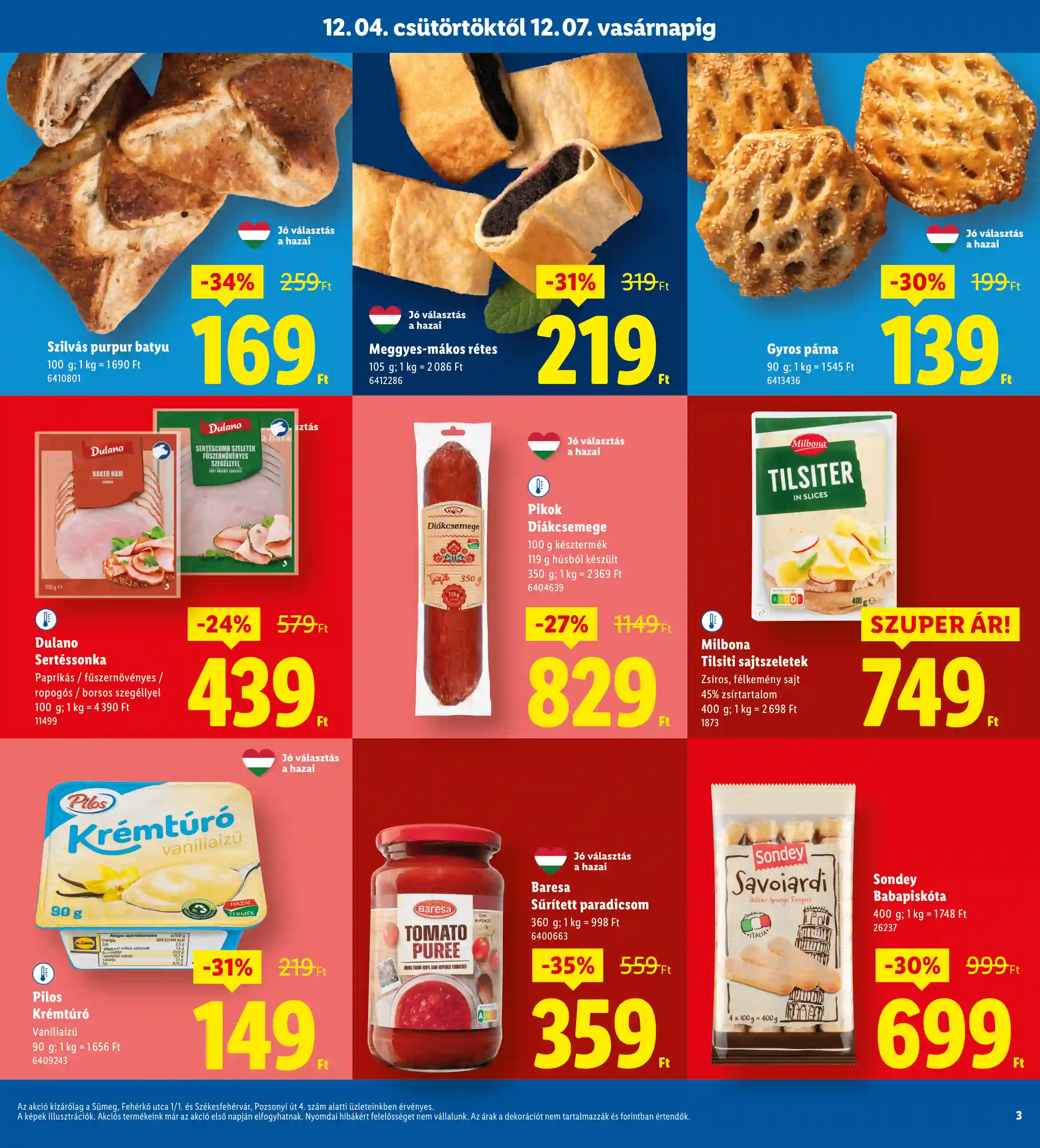 Lidl akciós újság 49. hét (Regionális akciók) (3 oldal)