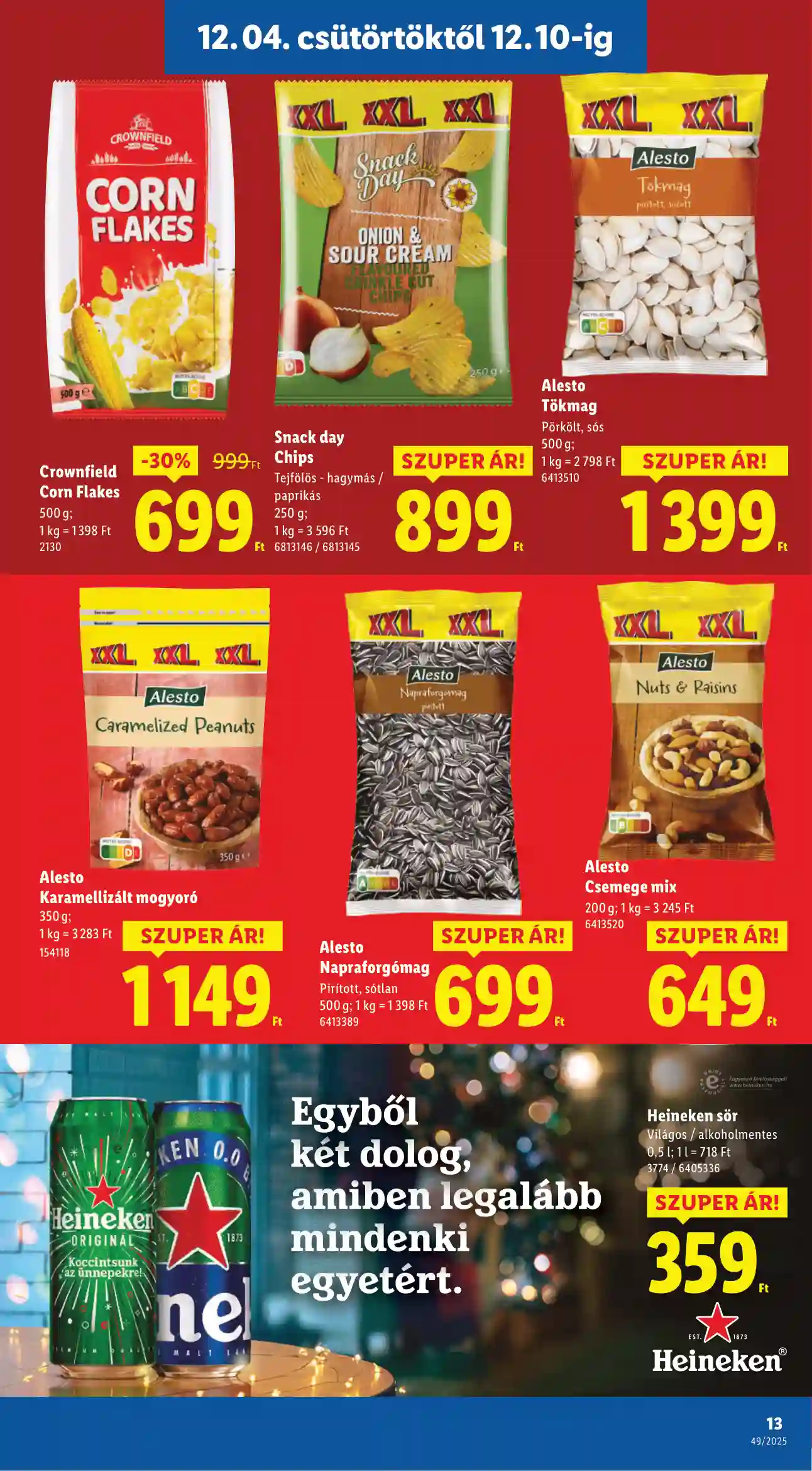 Lidl akciós újság 49. hét (Érvényes 12.04-től) (5 oldal)