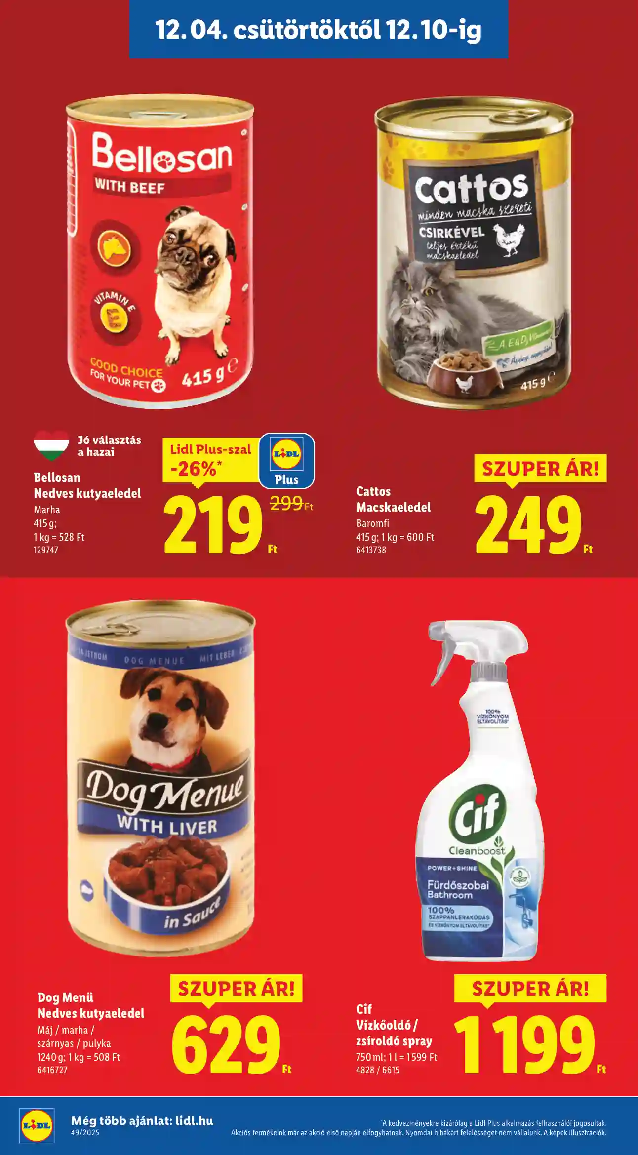Lidl akciós újság 49. hét (Érvényes 12.04-től) (10 oldal)