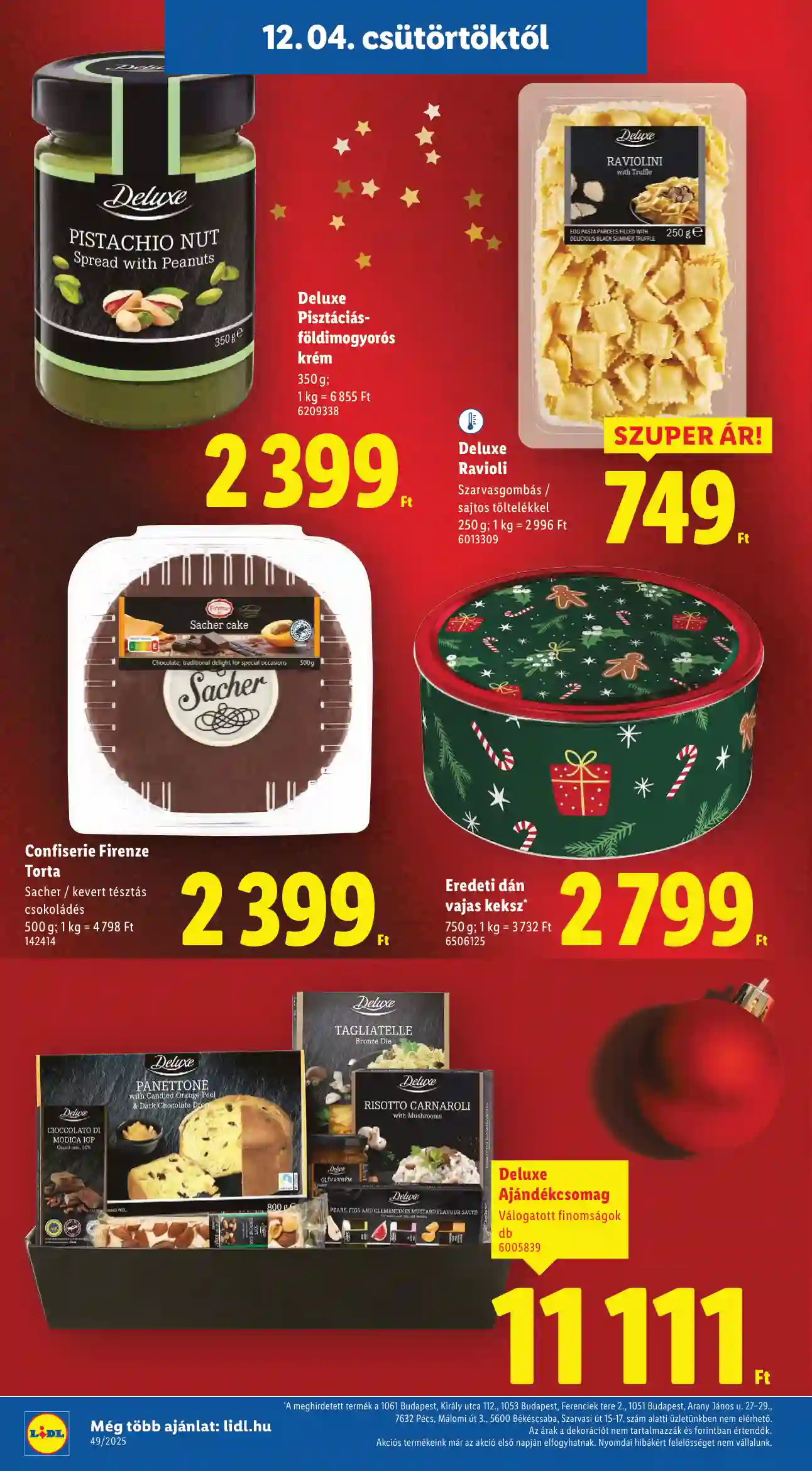 Lidl akciós újság 49. hét (Érvényes 12.04-től) (17 oldal)
