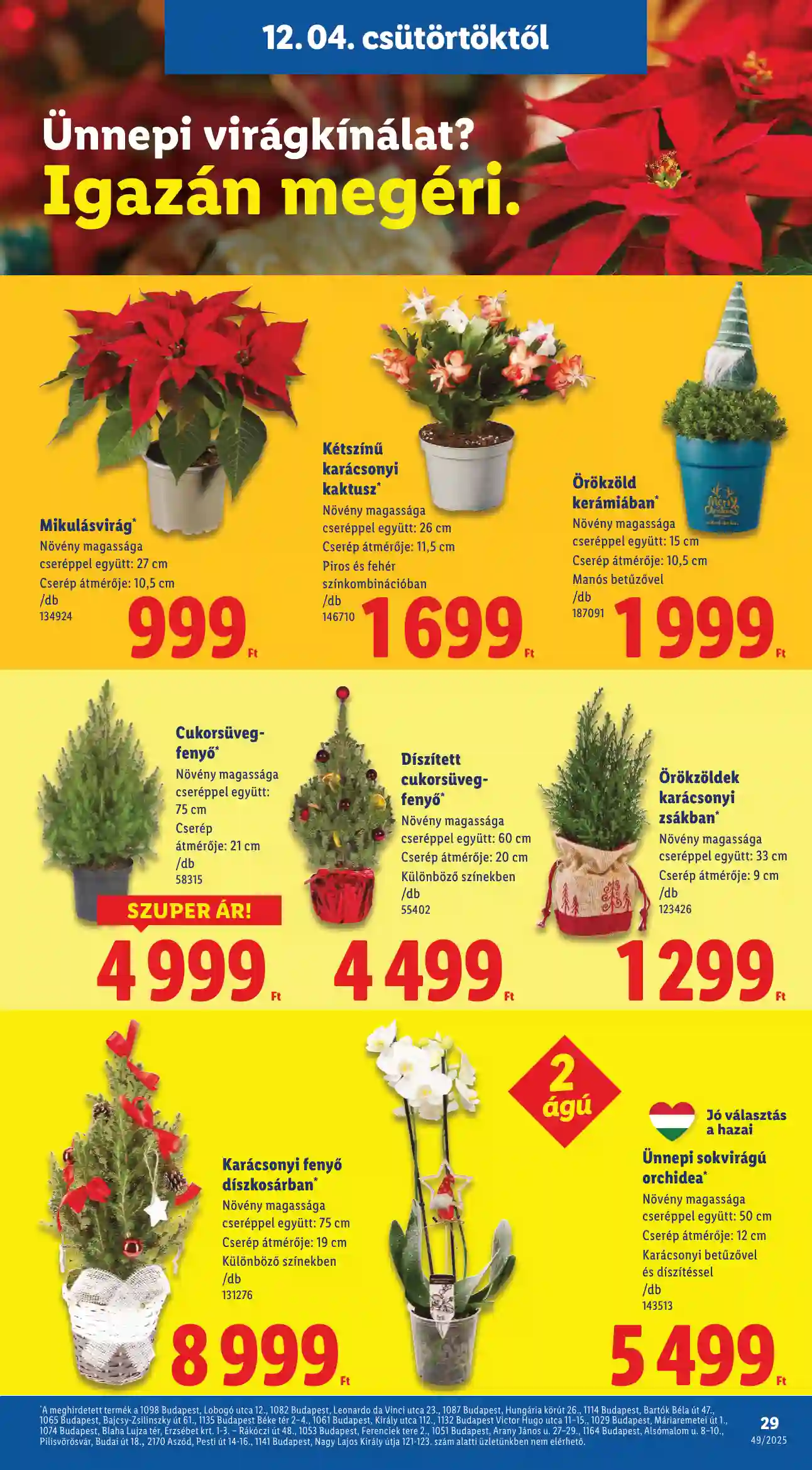 Lidl akciós újság 49. hét (Érvényes 12.04-től) (22 oldal)