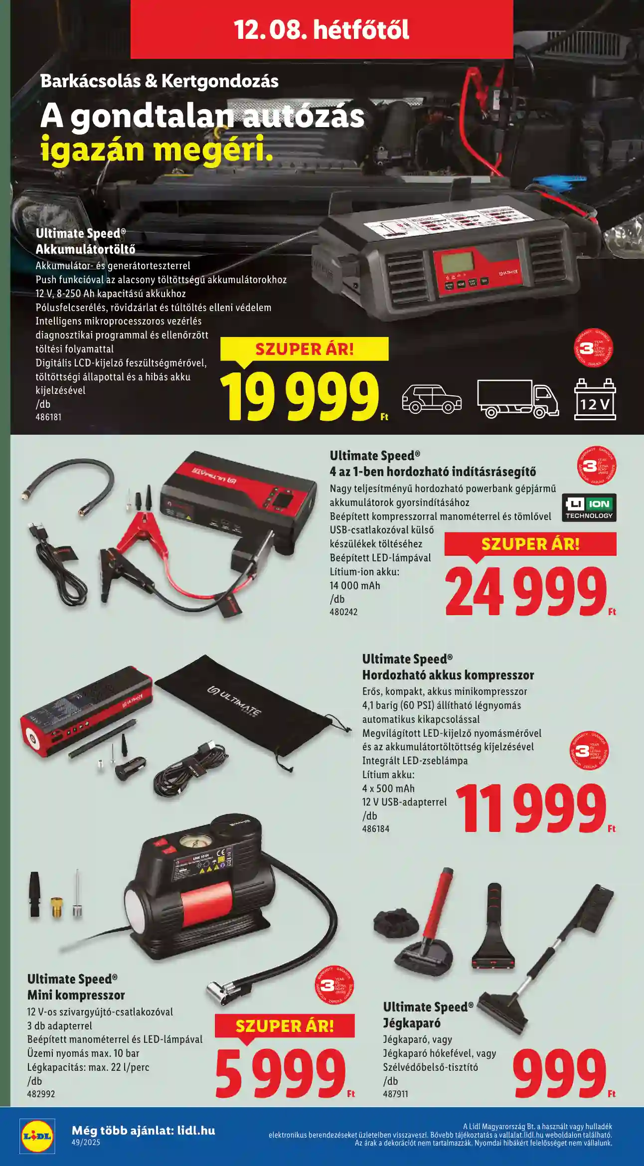 Lidl akciós újság 49. hét (Érvényes 12.04-től) (39 oldal)
