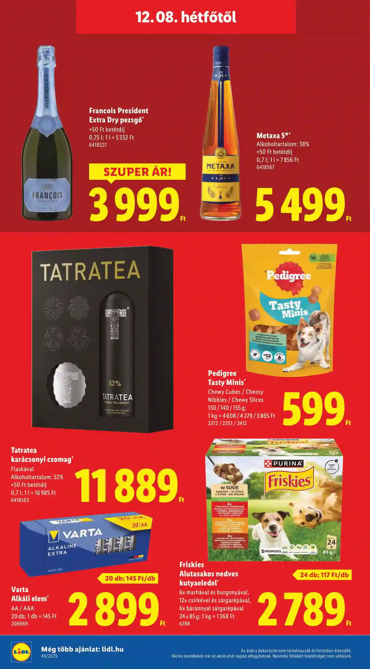 Lidl akciós újság 49. hét (Érvényes 12.04-től) (59 oldal)