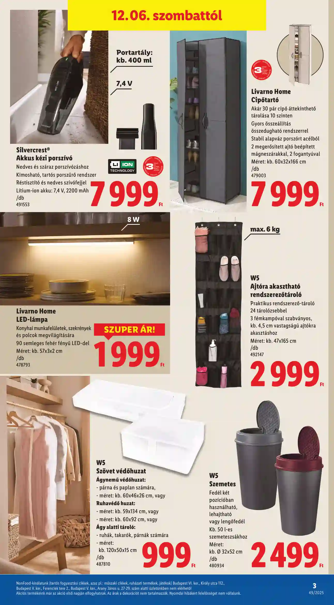 Lidl akciós újság 49. hét (Érvényes 12.06-tól) (5 oldal)