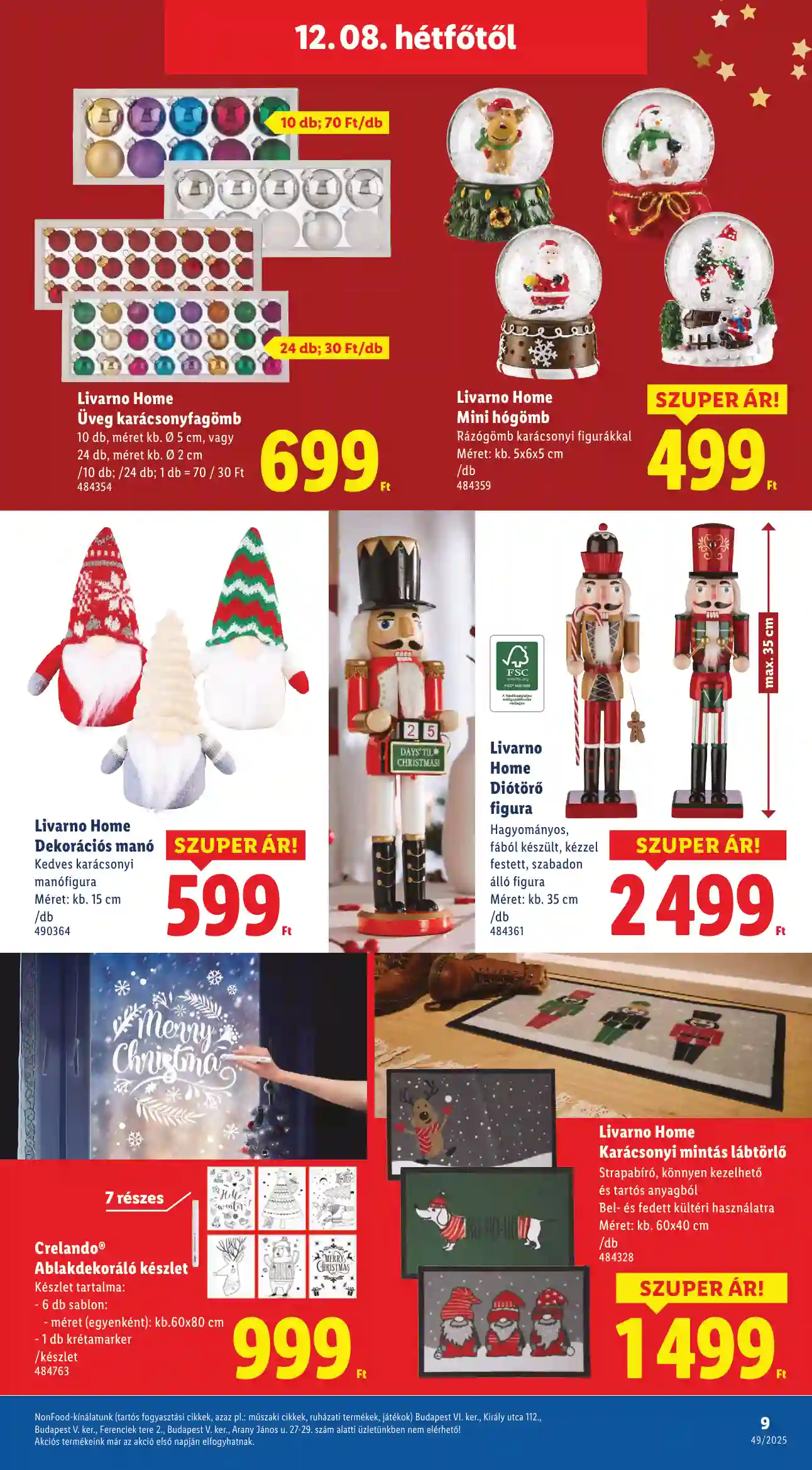 Lidl akciós újság 49. hét (Érvényes 12.06-tól) (11 oldal)