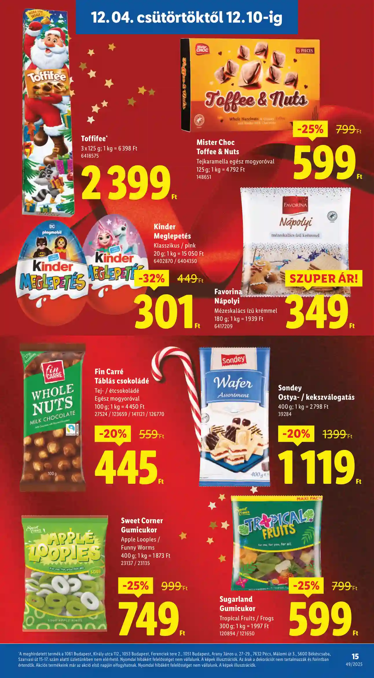 Lidl akciós újság 49. hét (Érvényes 12.04-től) (7 oldal)