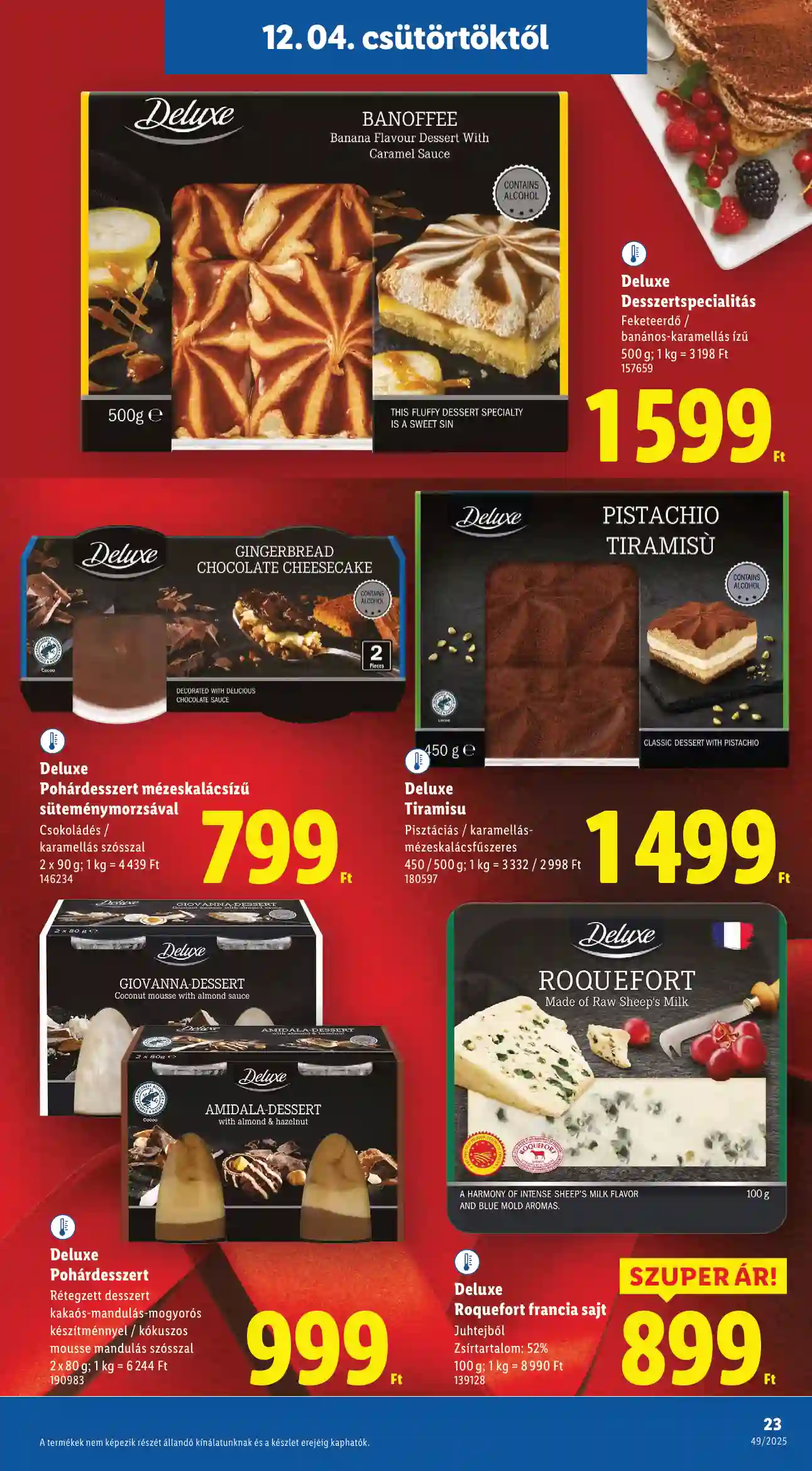 Lidl akciós újság 49. hét (Érvényes 12.04-től) (16 oldal)