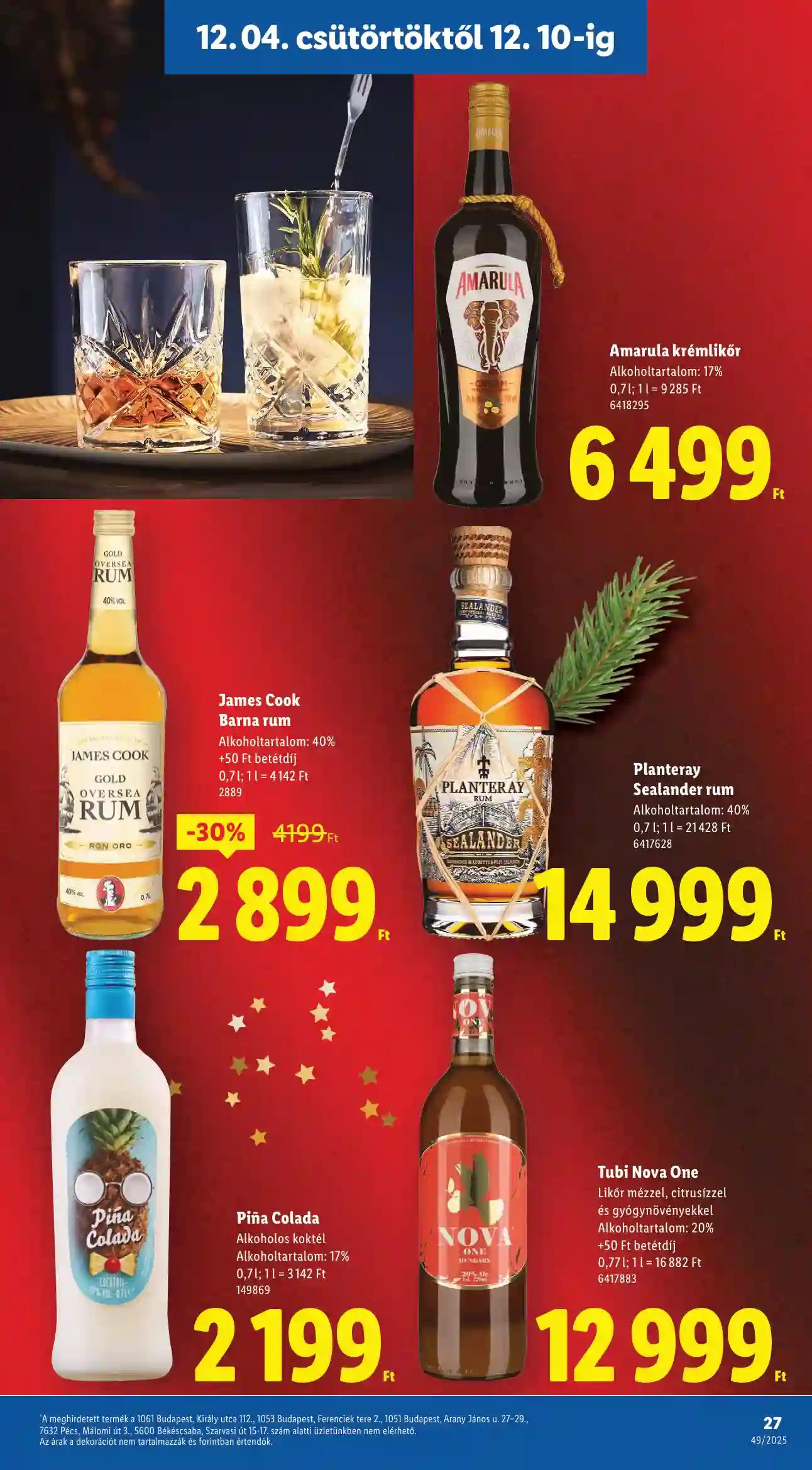 Lidl akciós újság 49. hét (Érvényes 12.04-től) (20 oldal)