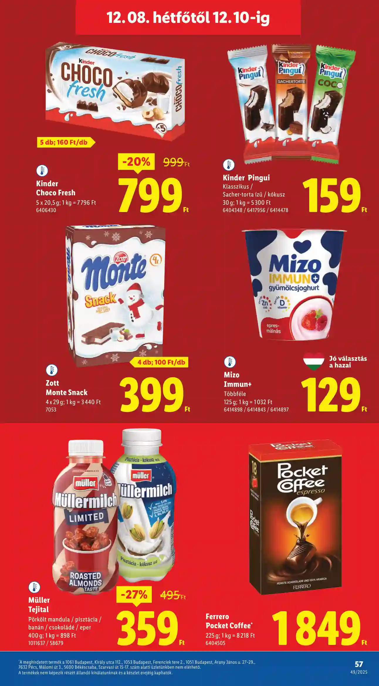 Lidl akciós újság 49. hét (Érvényes 12.04-től) (53 oldal)